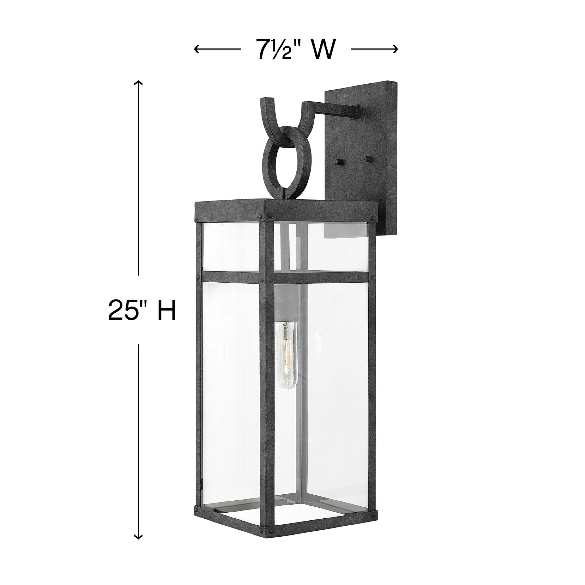 Hinkley Lighting Porter 25 Inch Tall Outdoor Wall Light