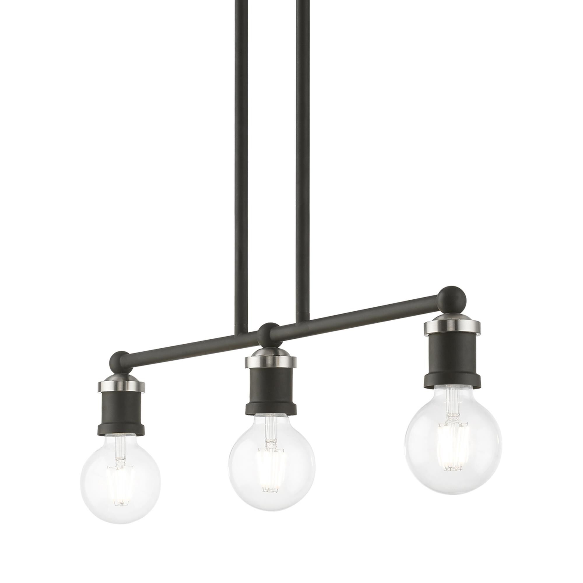 Lansdale 24 Inch 3 Light Linear Suspension Light by Livex Lighting