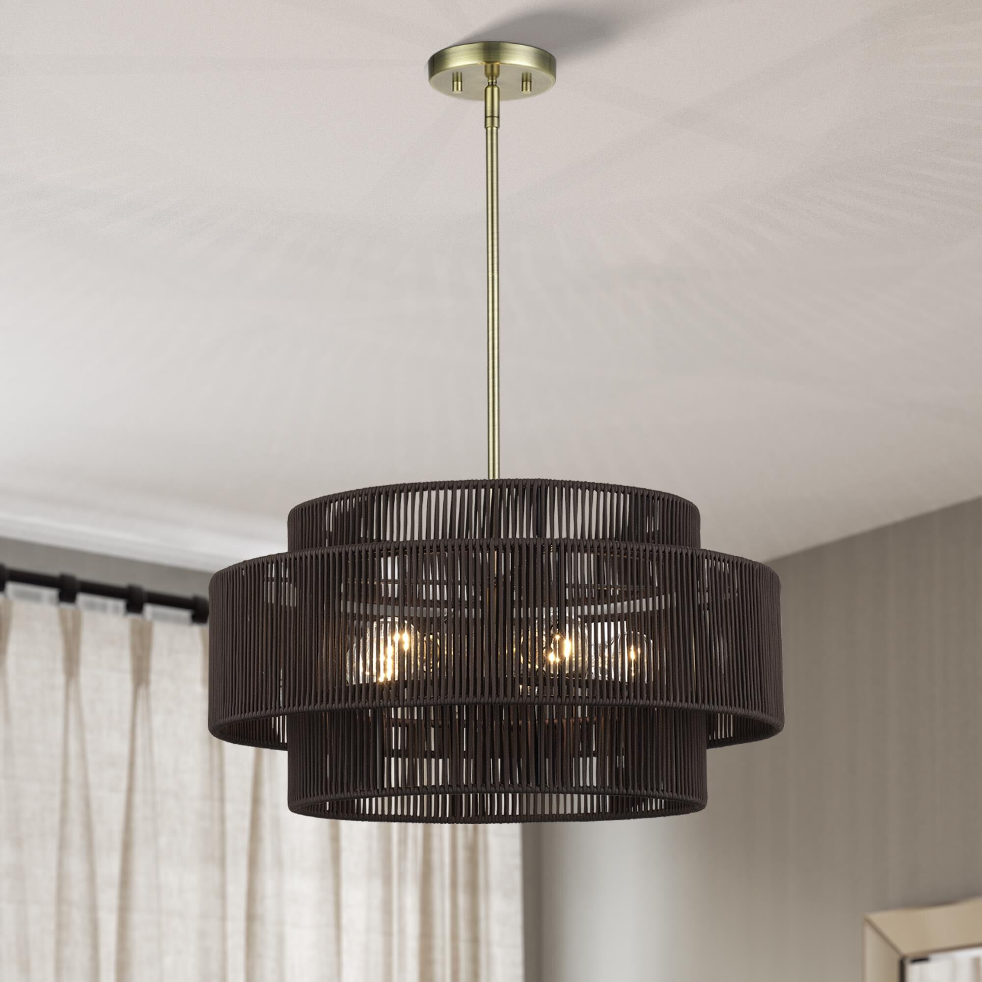 Acordia 22 Inch Large Pendant by Livex Lighting