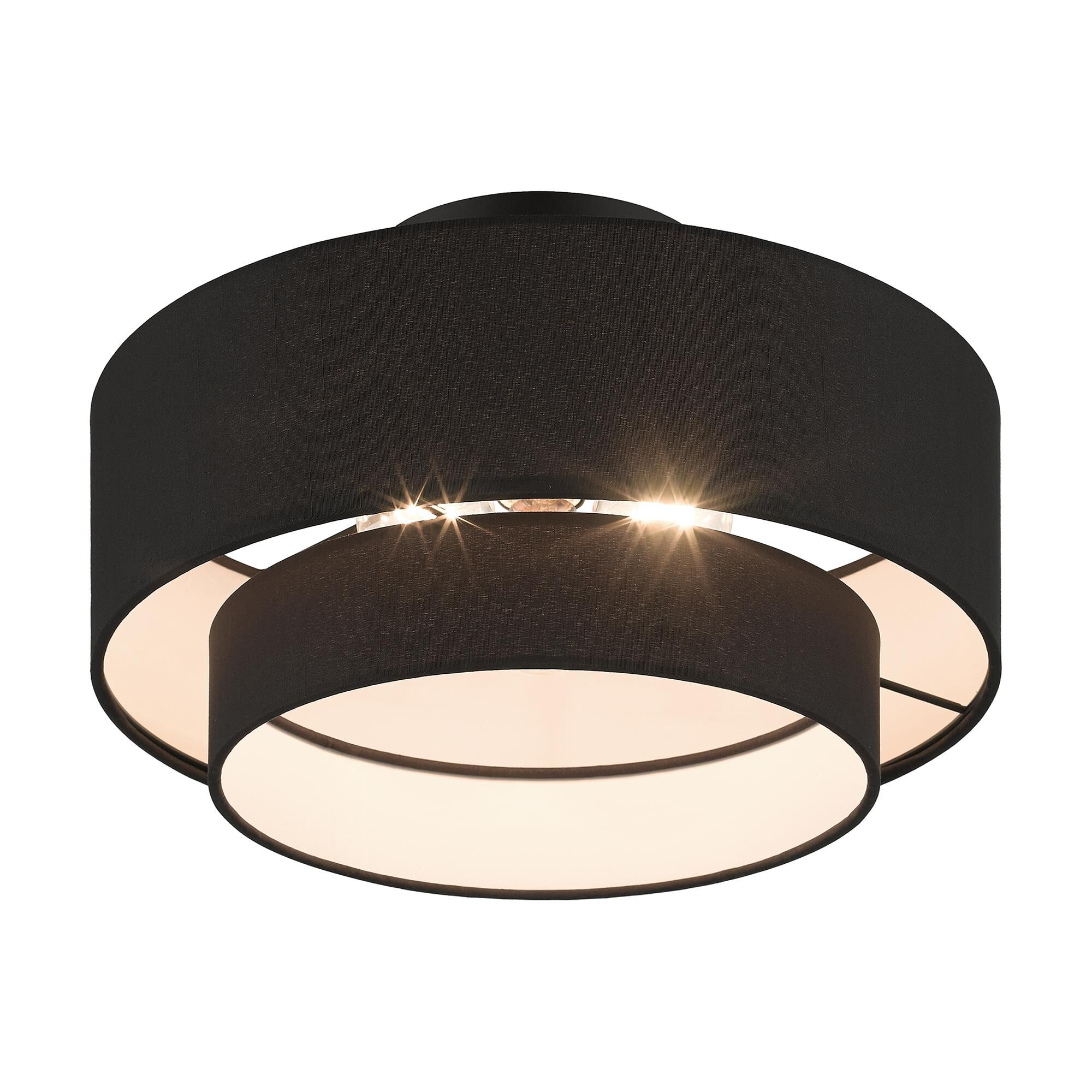 Bainbridge 15 Inch 3 Light Semi Flush Mount by Livex Lighting