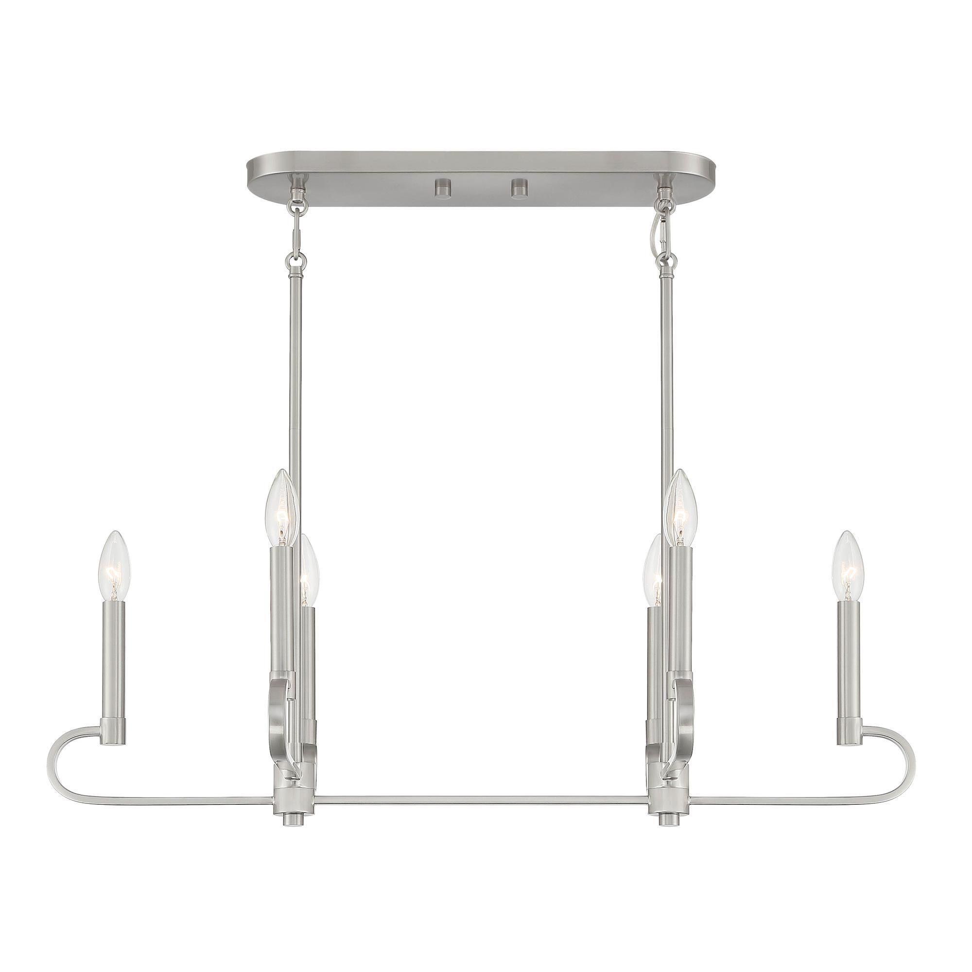 Summit 32 Inch 6 Light Linear Suspension Light by Designers Fountain
