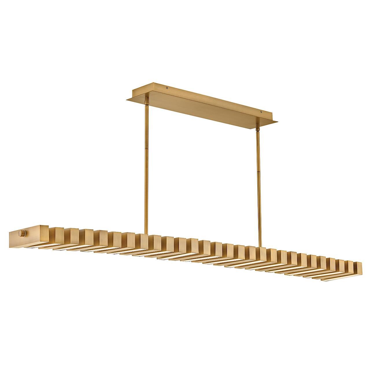 Stitch 58.75 Inch Linear Suspension Light by Fredrick Ramond