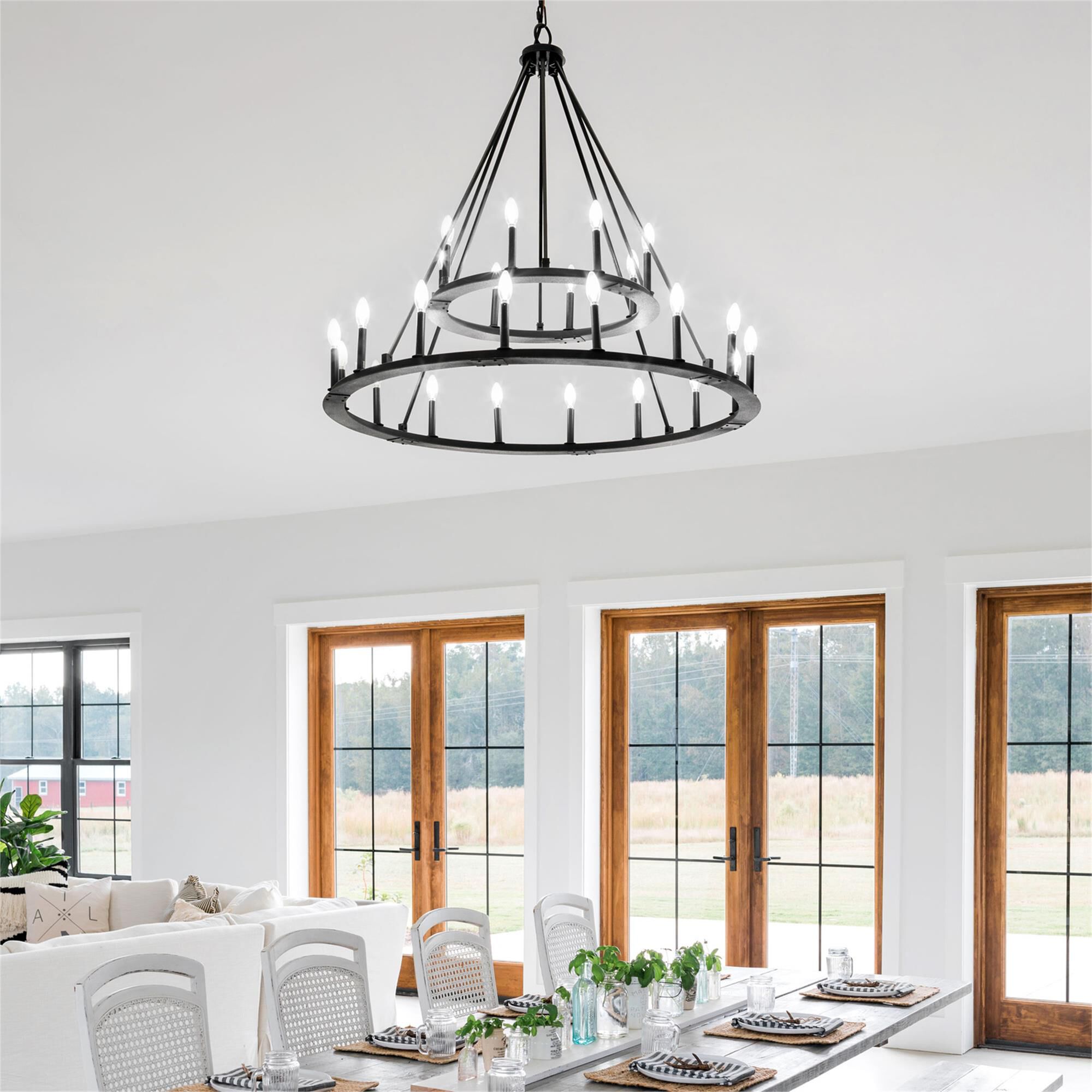Shown in Black Iron finish