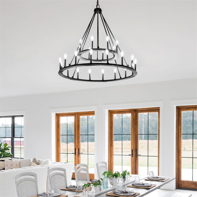 Pearson 48 Inch 24 Light Chandelier by Capital Lighting Fixture Company