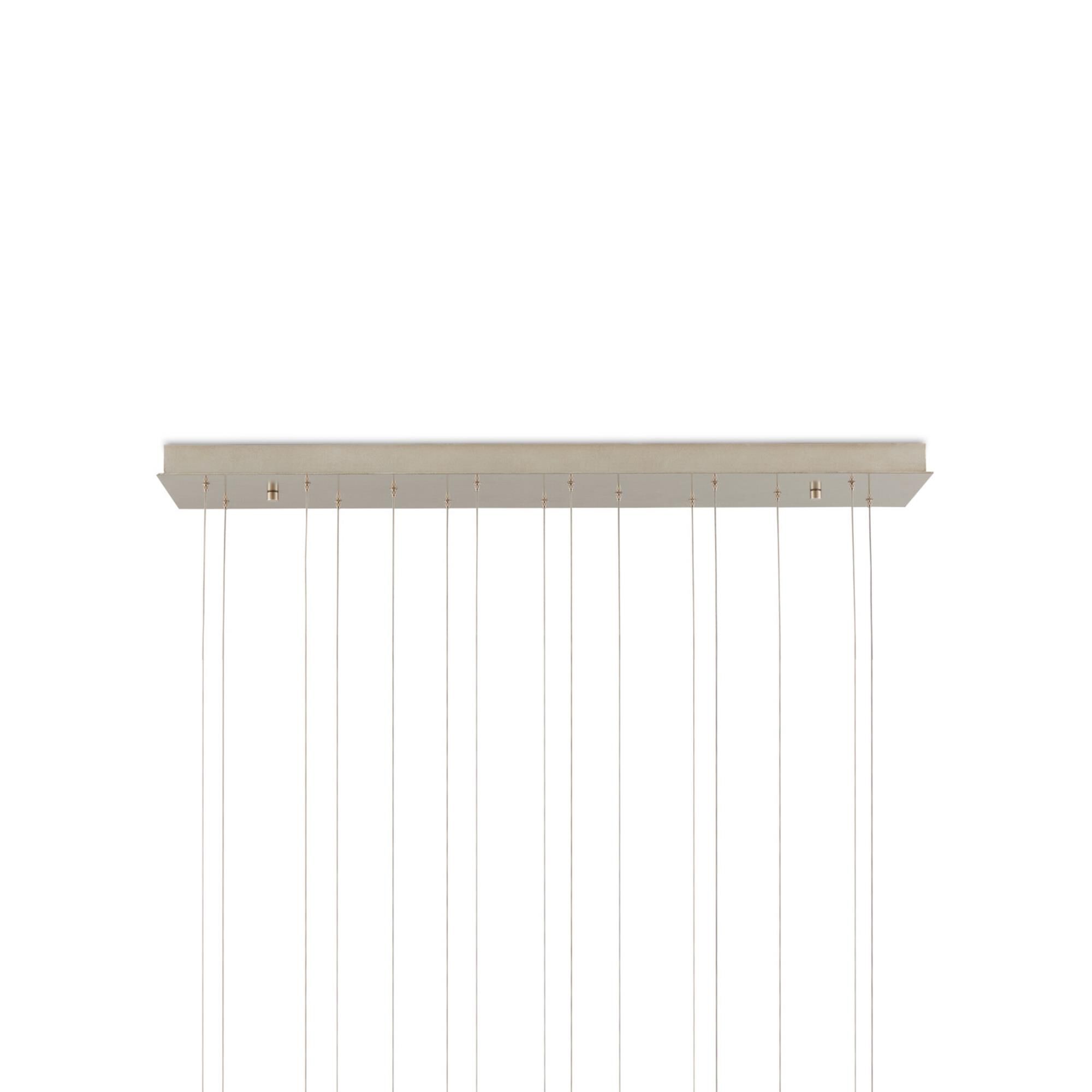 Pathos 51 Inch 15 Light LED Linear Suspension Light,