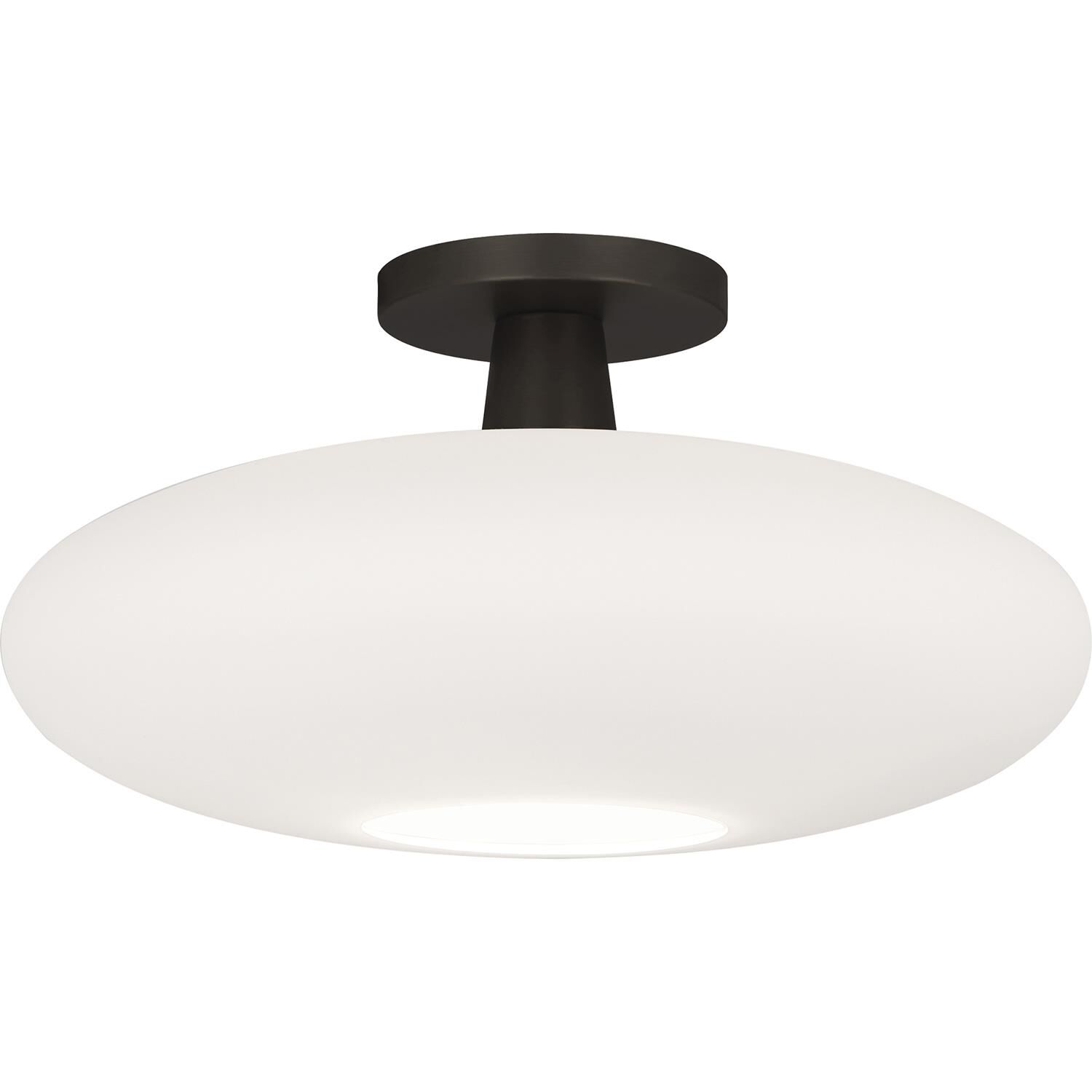 Rico Espinet Ovo 15 Inch Semi Flush Mount by Robert Abbey
