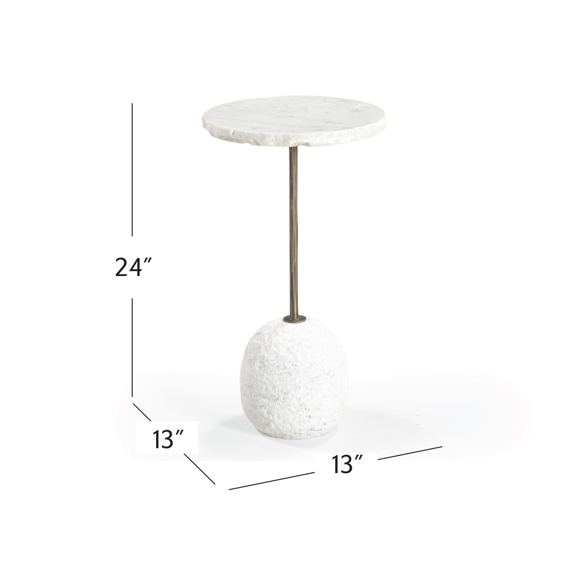 Aeirith 24 Inch Accent Table By Bassett Mirror Company