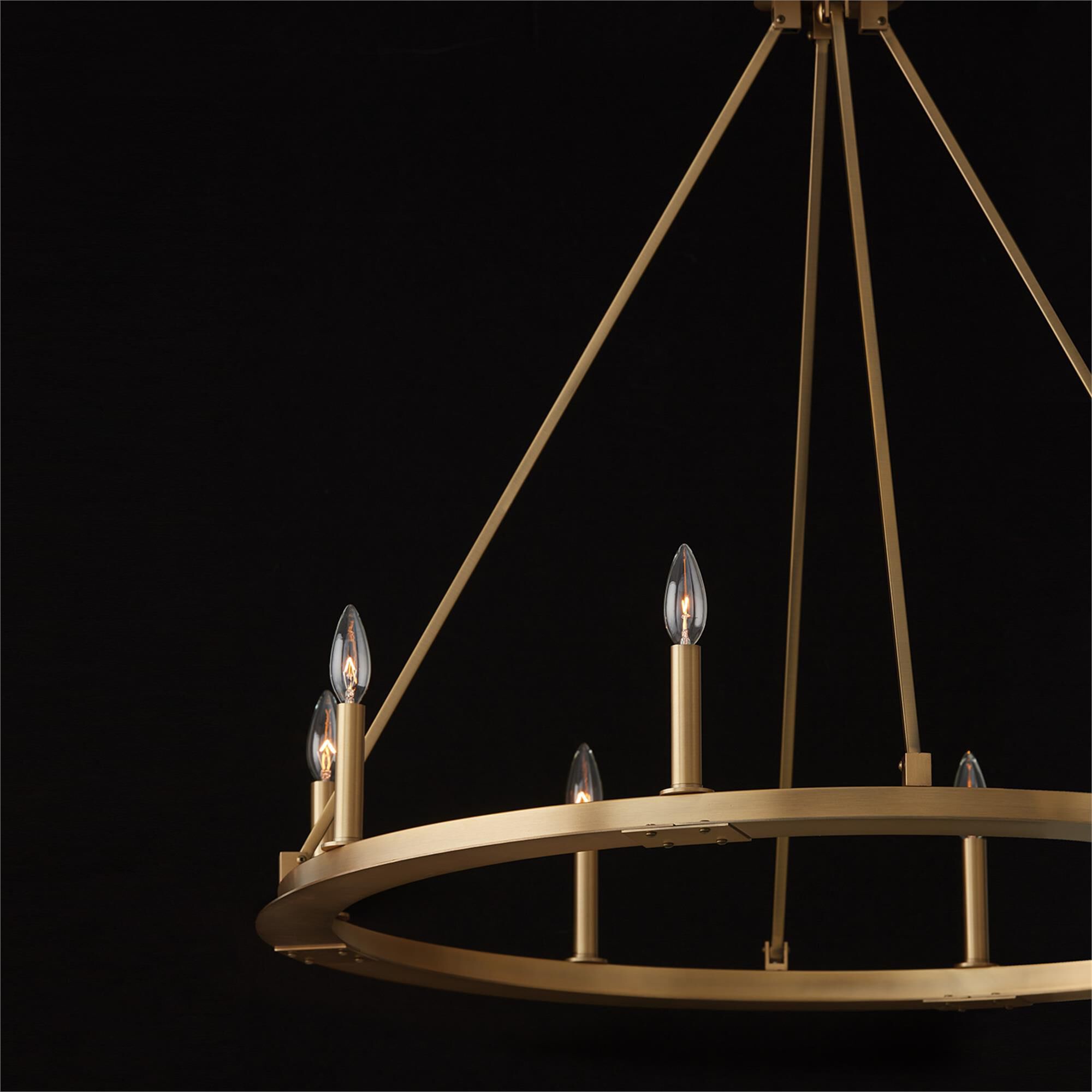 Shown in Aged Brass finish
