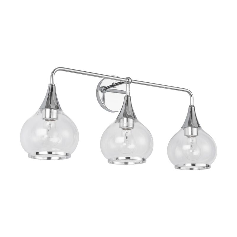 Hazel 27 Inch 3 Light Bath Vanity Light by Alora Mood