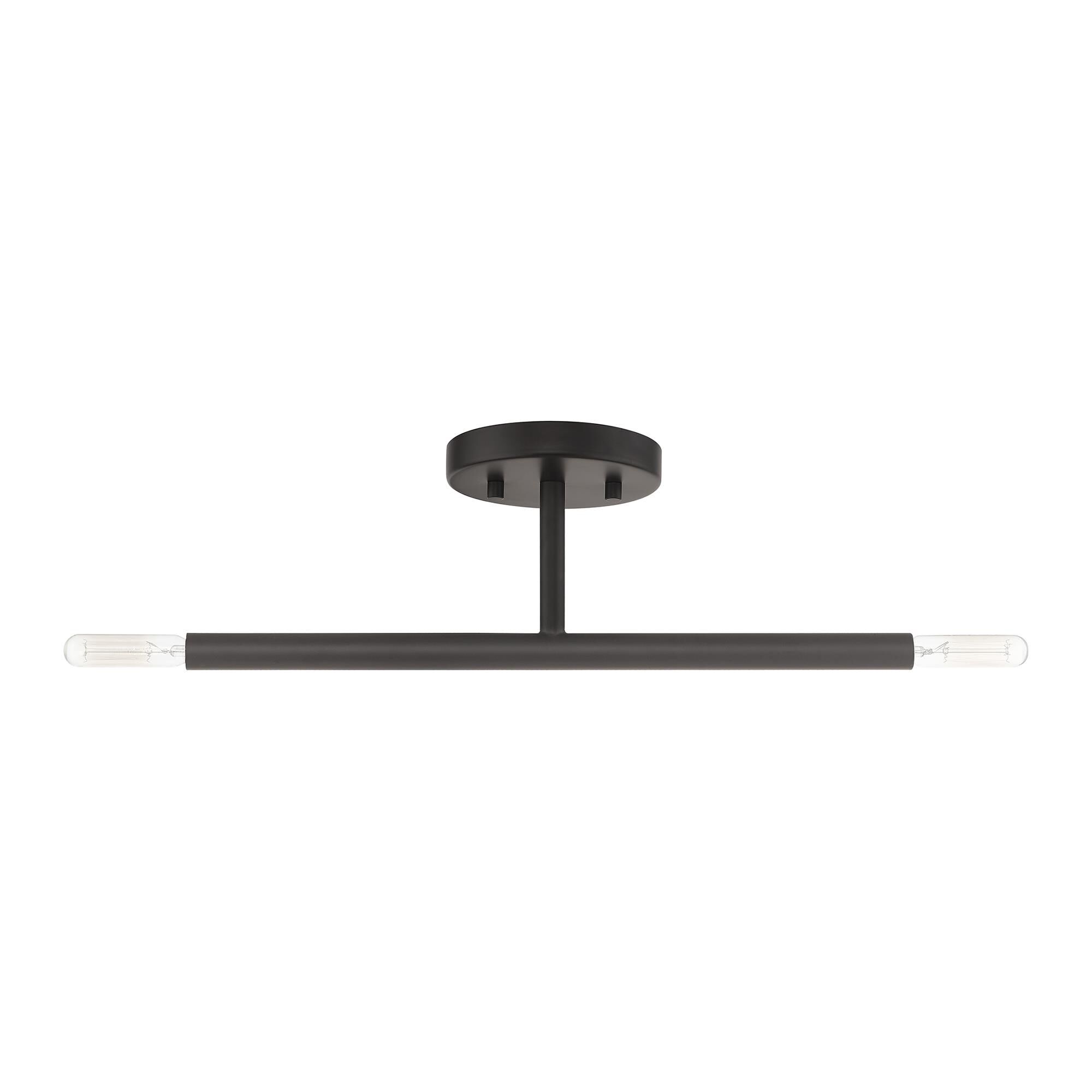 Copenhagen 17 Inch 2 Light Semi Flush Mount by Livex Lighting