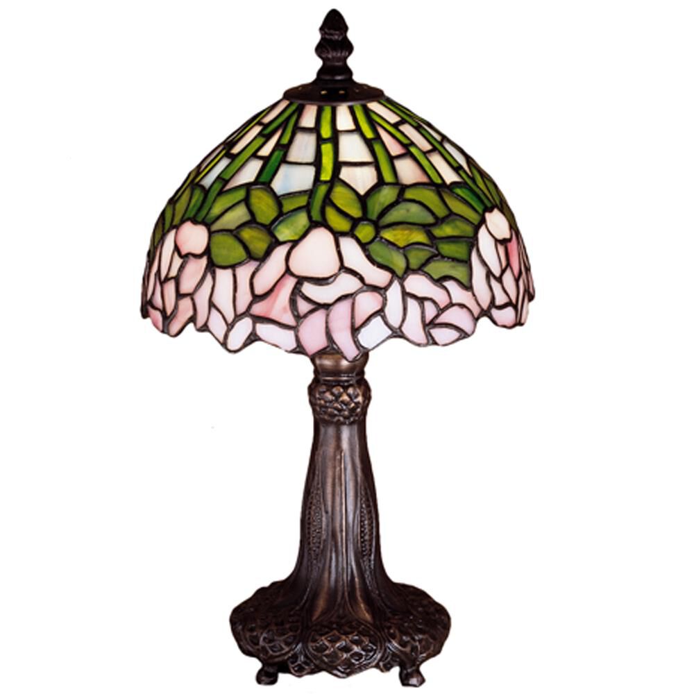 Shown in Mahogany Bronze finish and Passion Pink-Bronzed Green-Opal glass