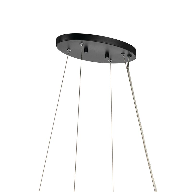 Harpin Medium Linear Chandelier by Kichler