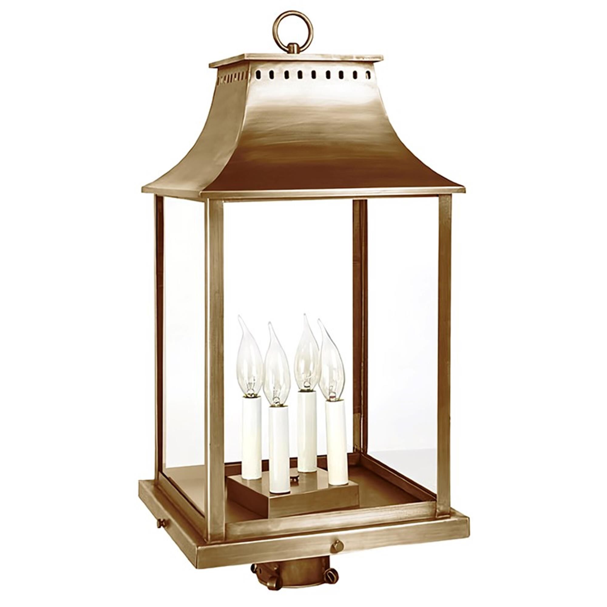 Rockland 24 Inch Tall 4 Light Outdoor Post Lamp by Northeast Lantern