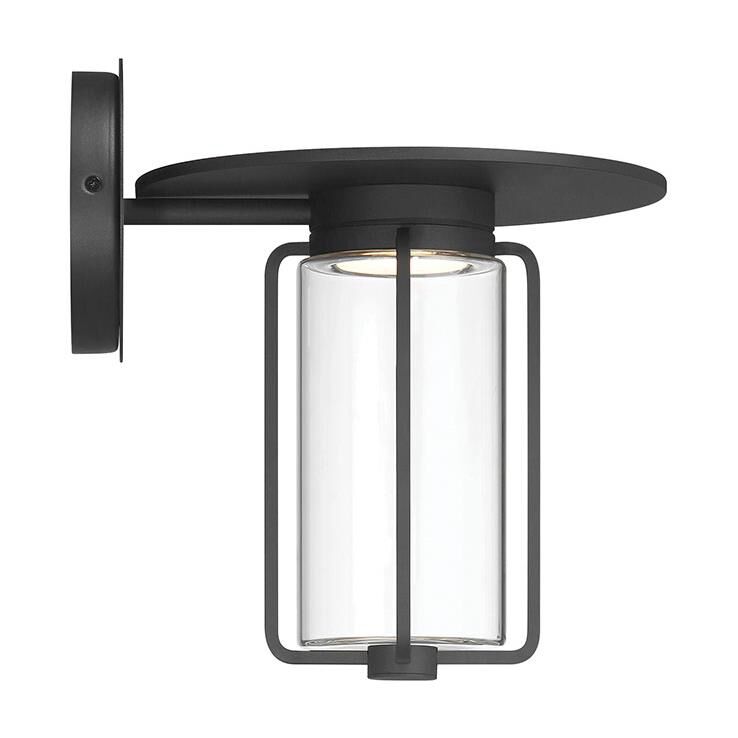 Shown in Sand Black finish and Clear glass