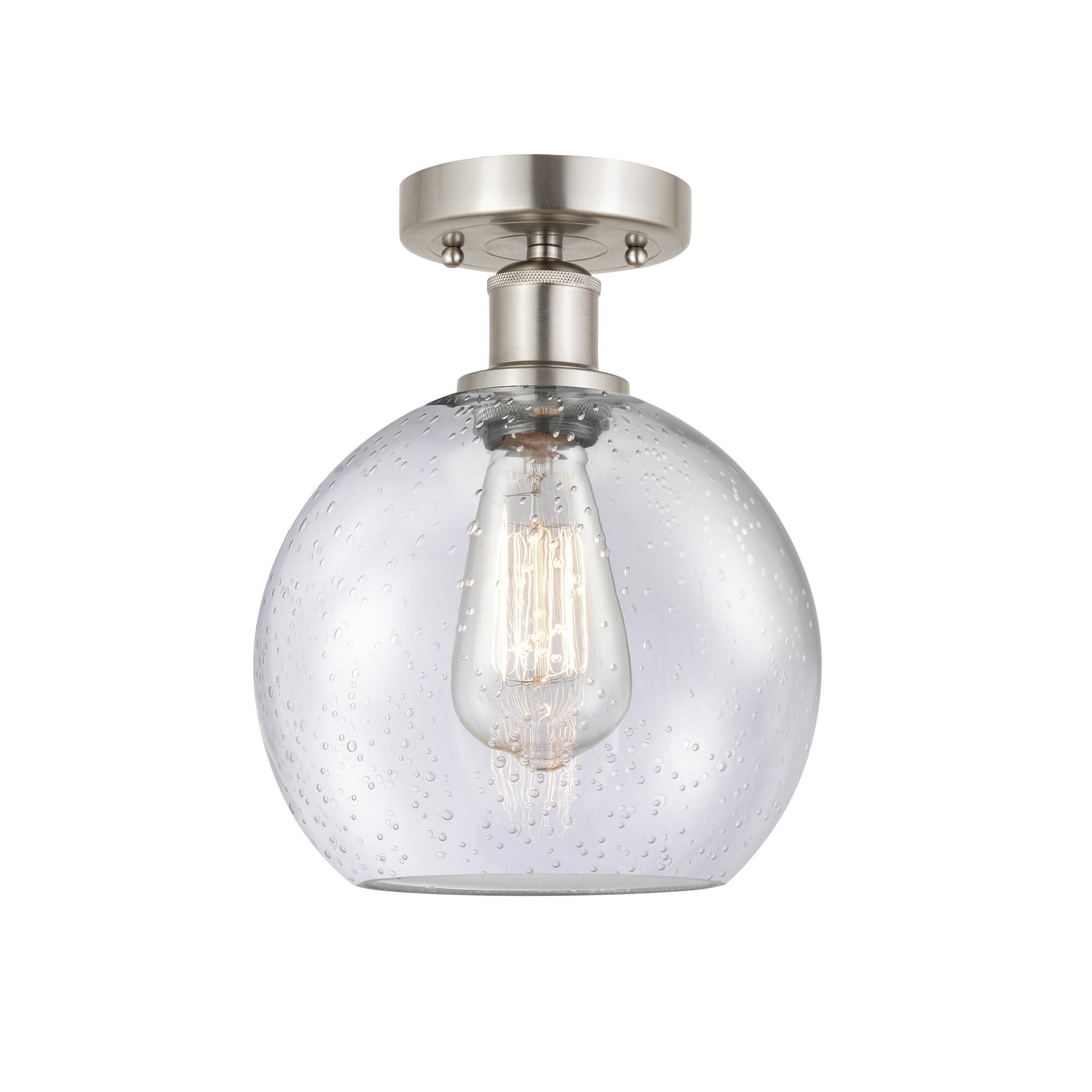 Bruno Marashlian Athens 8 Inch 1 Light Semi Flush Mount by Innovations Lighting