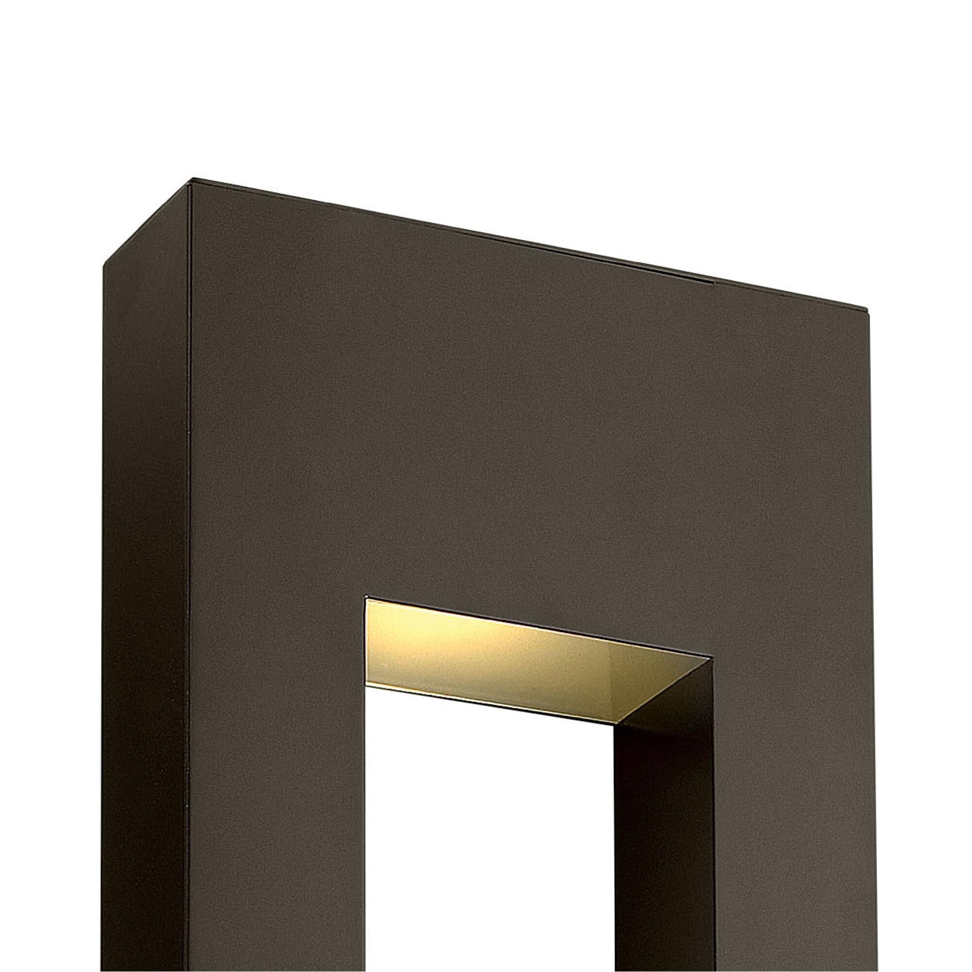 Shown in Bronze finish and Etched Lens glass