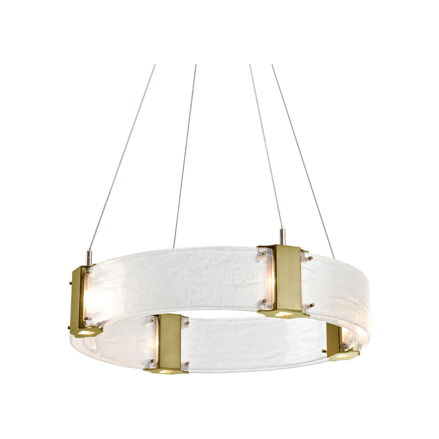 Shown in Novel Brass finish and Clear Granite glass