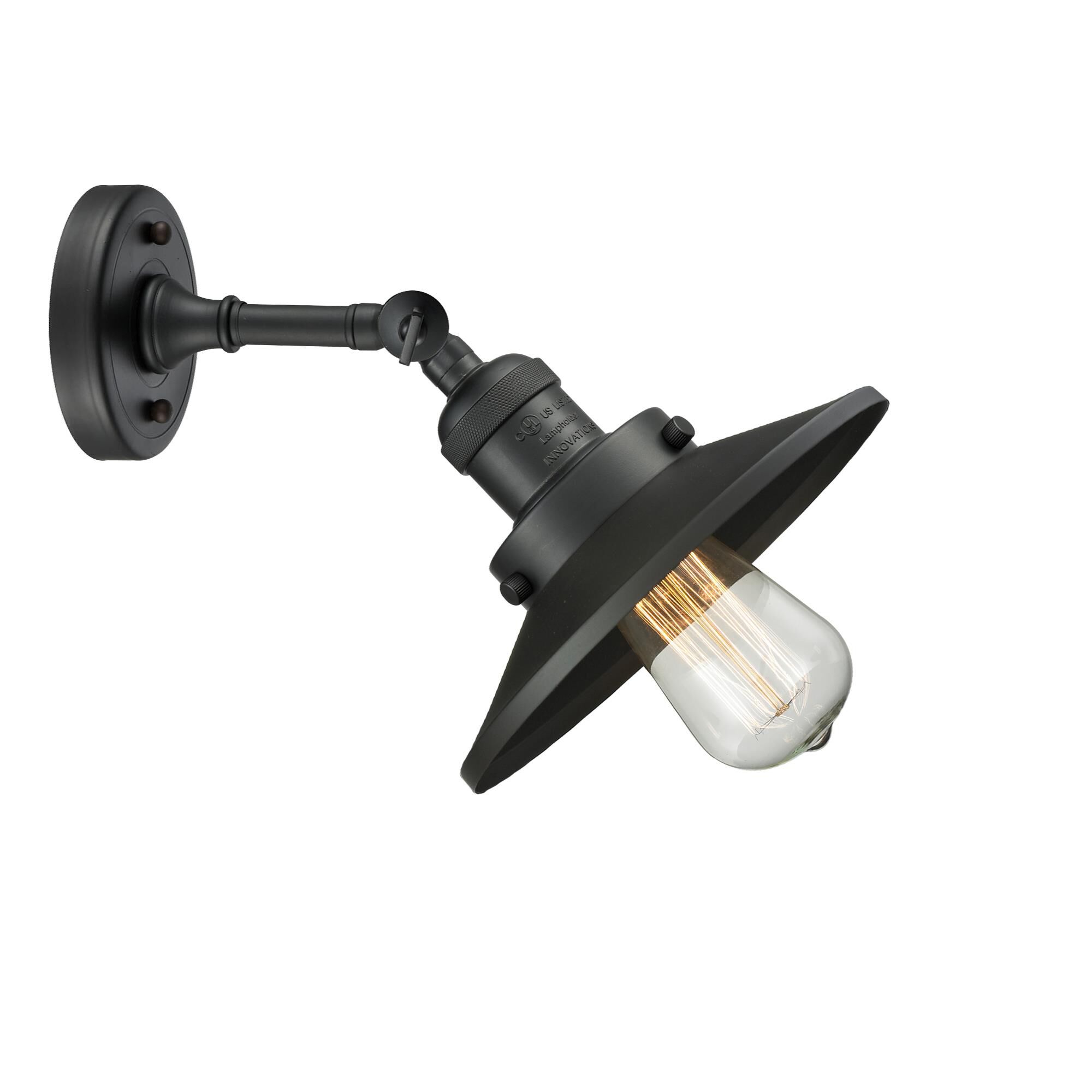 Shown in Matte Black finish and Matte Black glass and Matte Black shade and No Accent accent