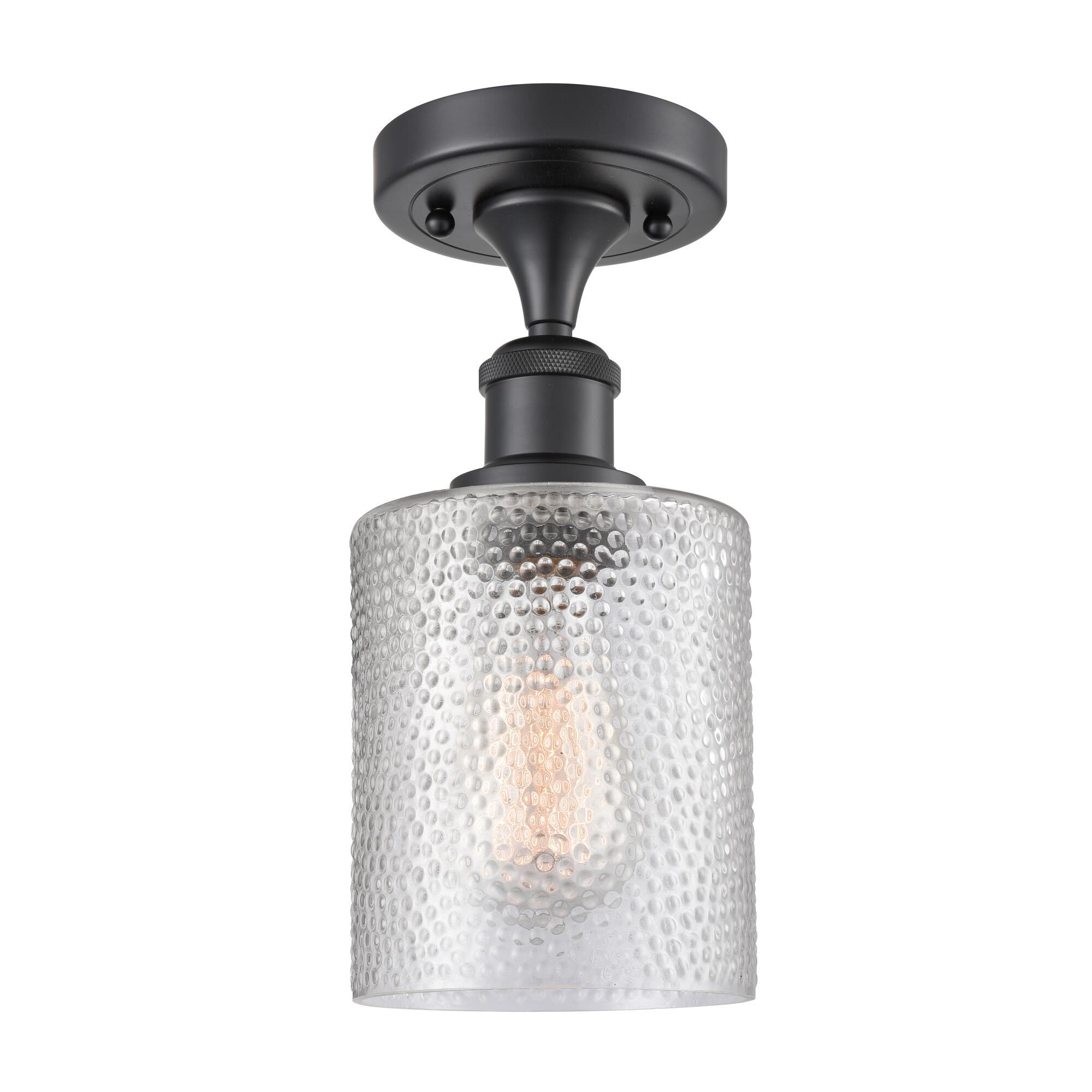 Bruno Marashlian Cobbleskill 5 Inch 1 Light Semi Flush Mount by Innovations Lighting