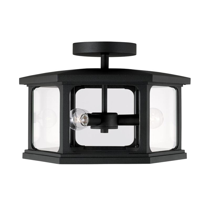 Walton 16 Inch 3 Light Outdoor Flush Mount by Capital Lighting Fixture Company