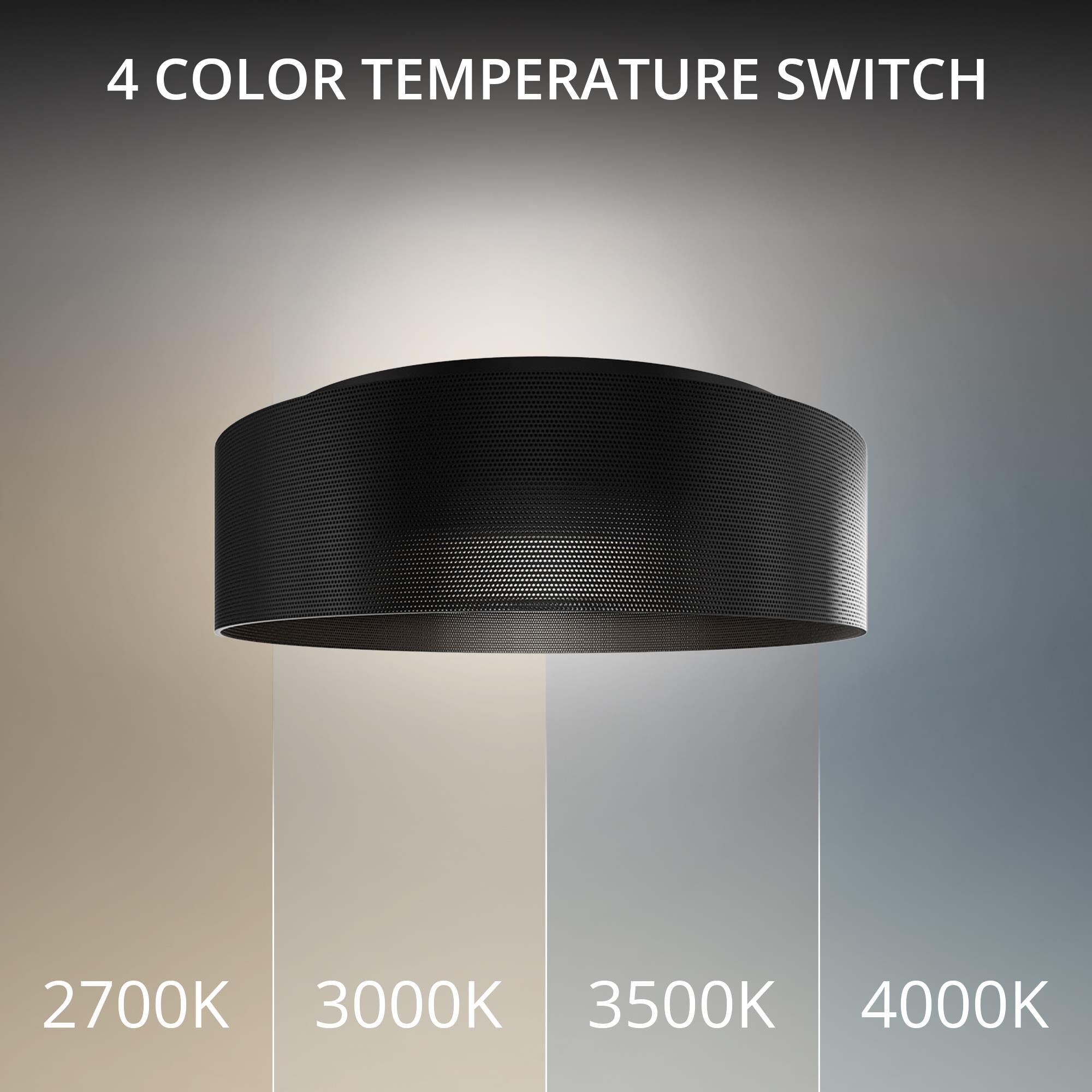 Grille 12 Inch Flush Mount by dweLED