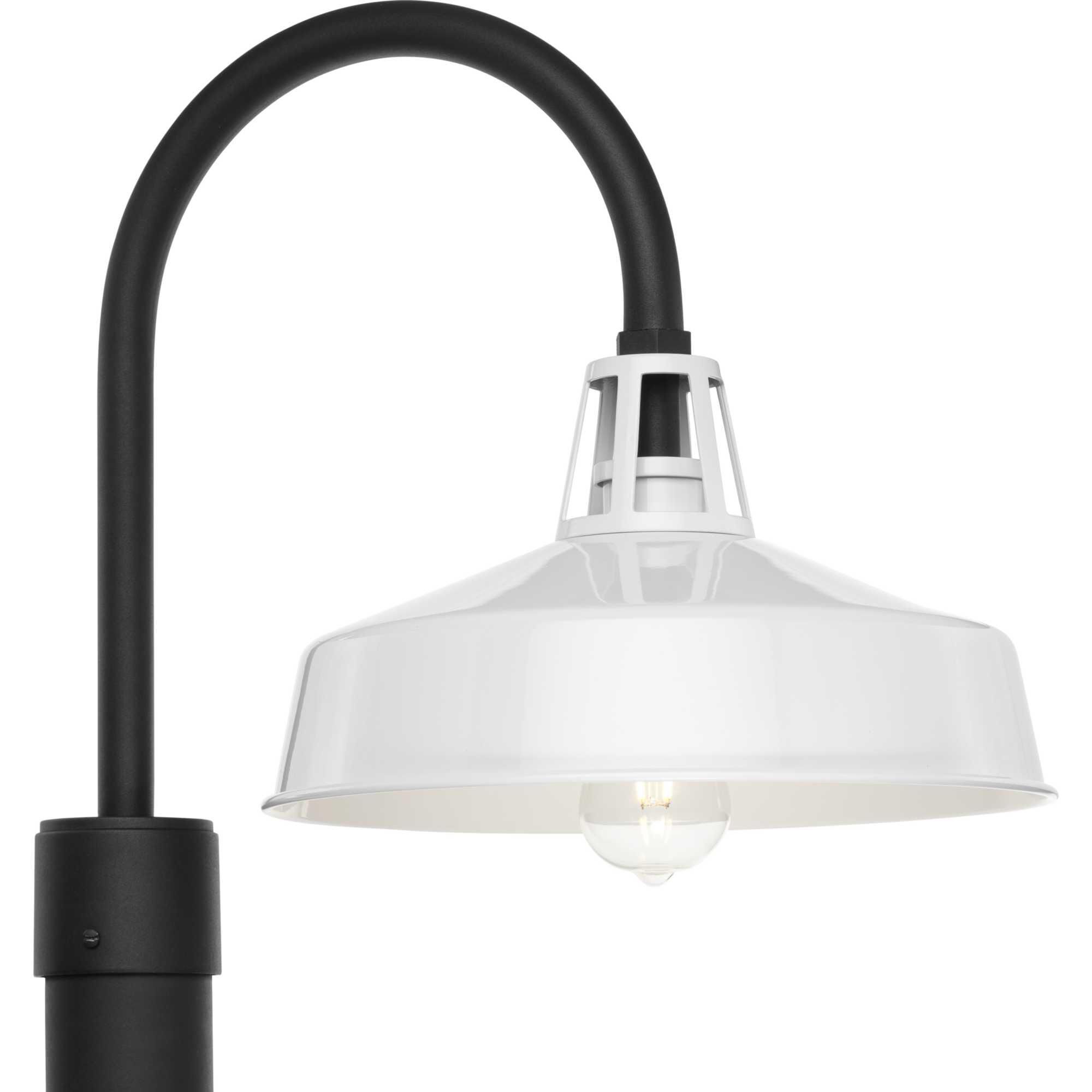 Shown in White finish and White glass