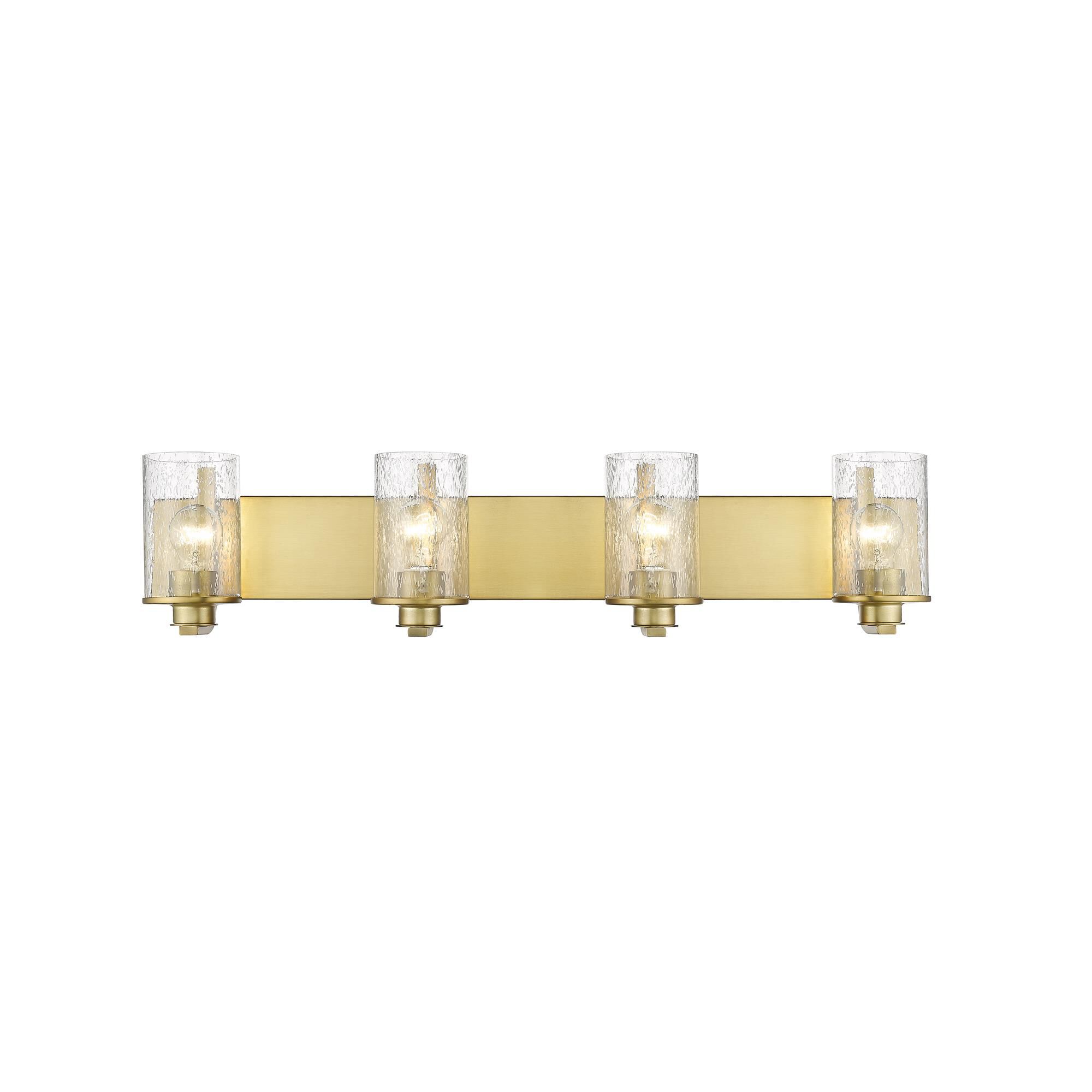 Shown in Olde Brass finish and Glass shade