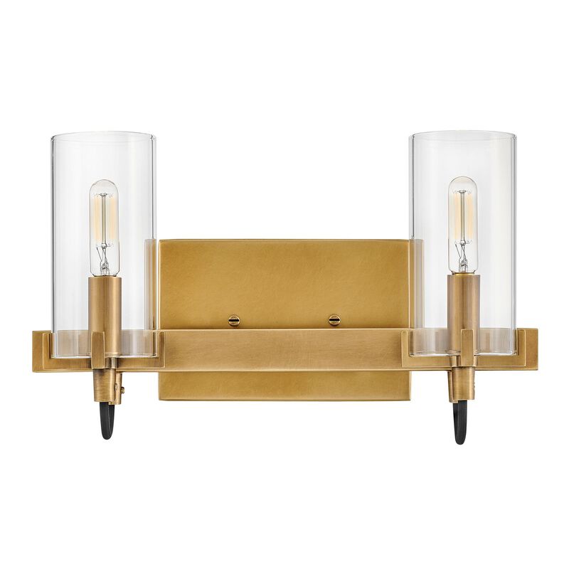 Ryden 14 Inch 2 Light Bath Vanity Light by Hinkley