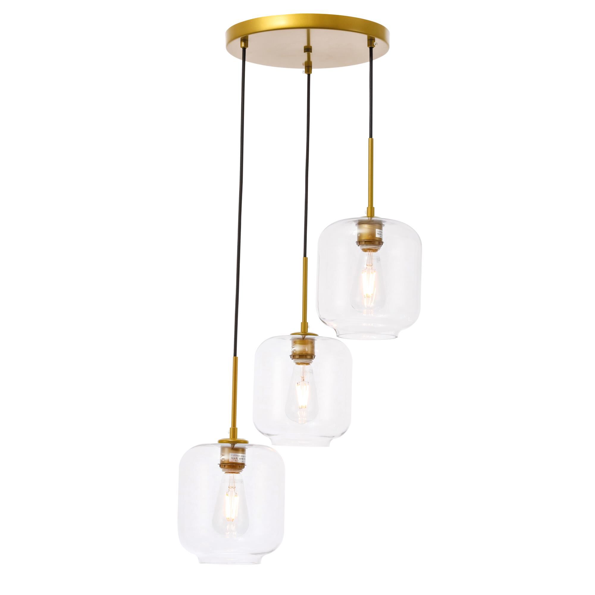 Shown in Brass finish