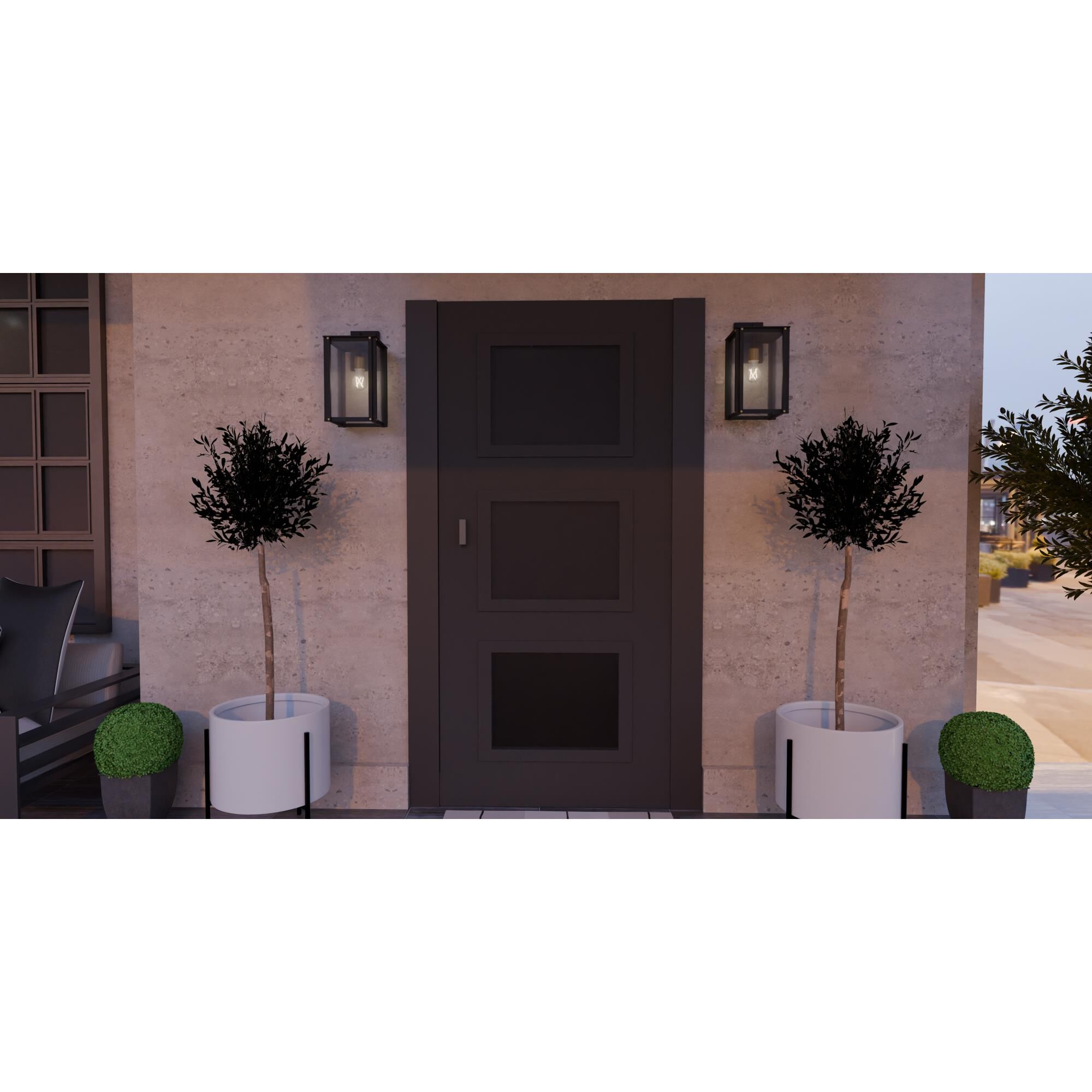 Robbins 8 Inch 1 Light Outdoor Wall Light by Quoizel