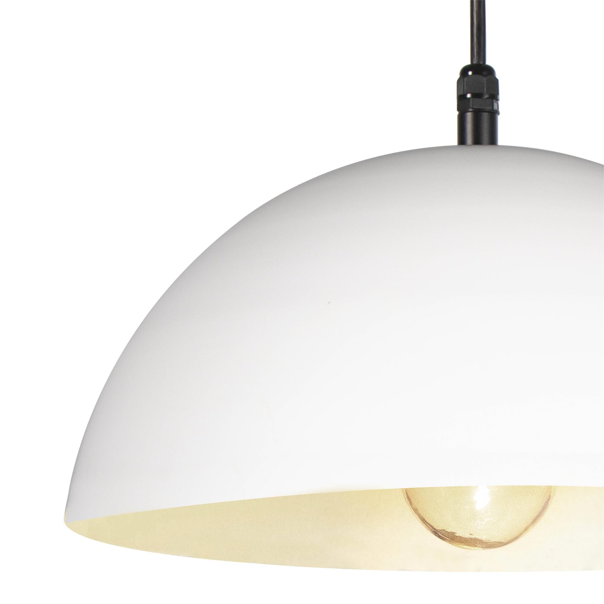 Shown in White finish