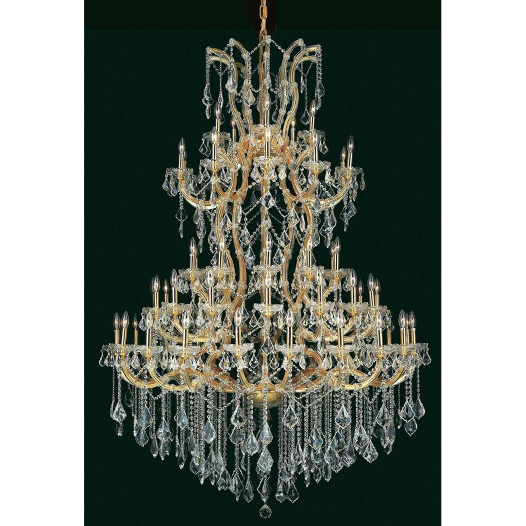 Maria Theresa 54 Inch 61 Light Chandelier by Elegant Lighting