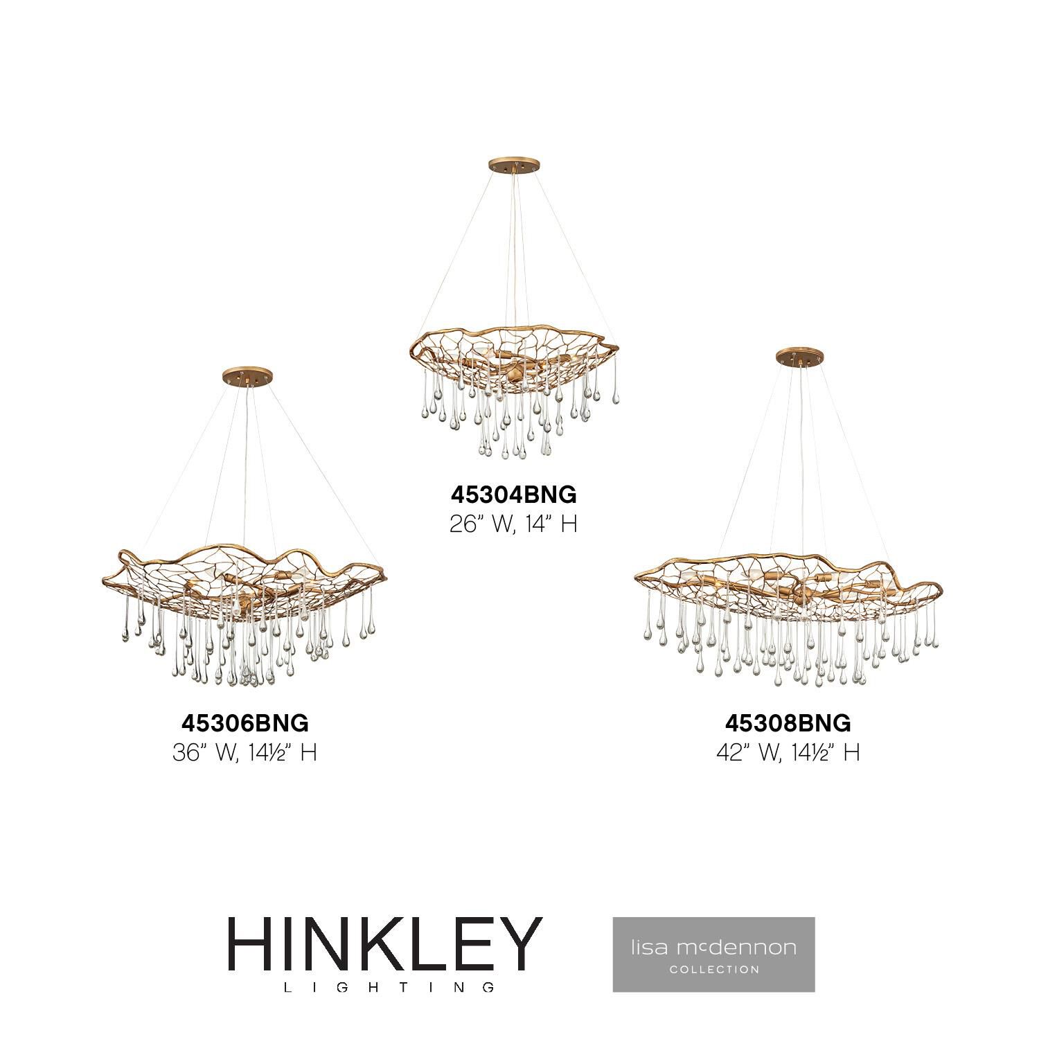 Laguna 36 Inch 6 Light Chandelier by Hinkley Lighting