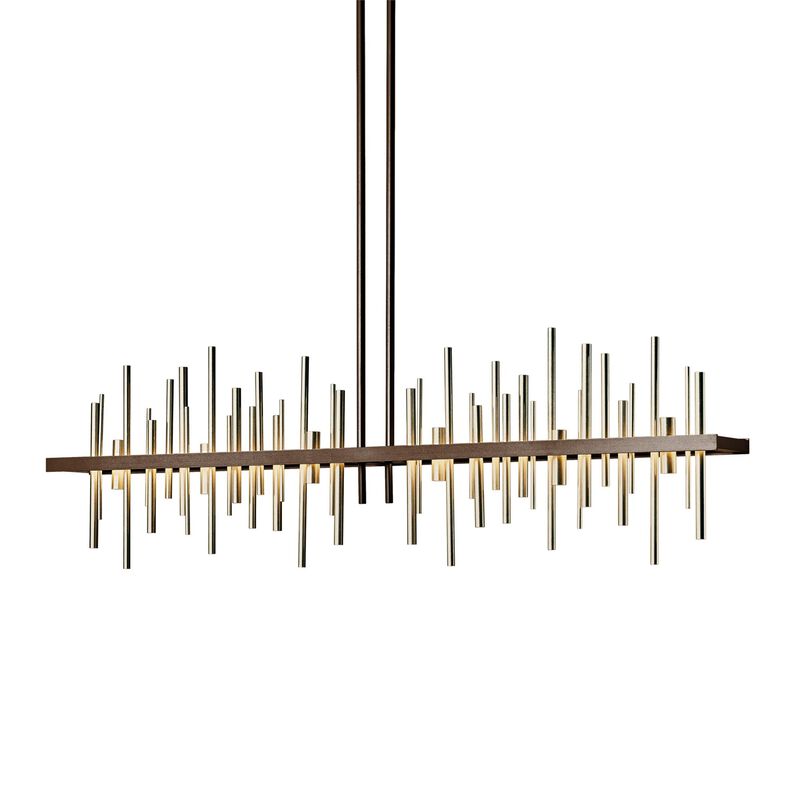Cityscape Medium Linear Chandelier by Hubbardton Forge