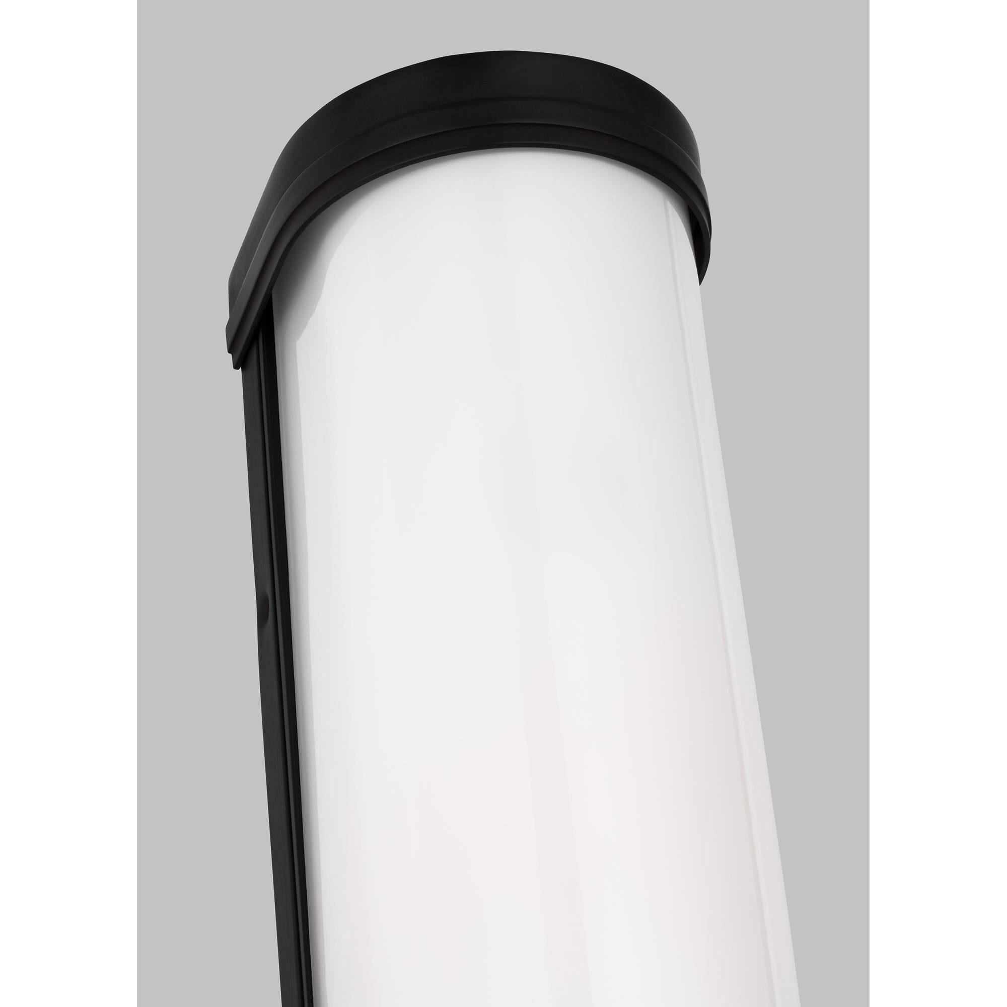 Shown in Aged Iron finish and Opal Etched Glass shade