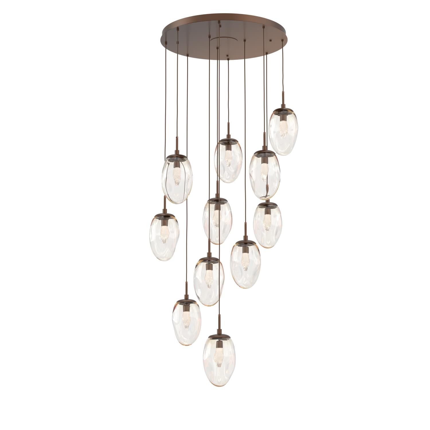 Levi Wilson Nebula 37 Inch 11 Light LED Multi Light Pendant by Hammerton Studio