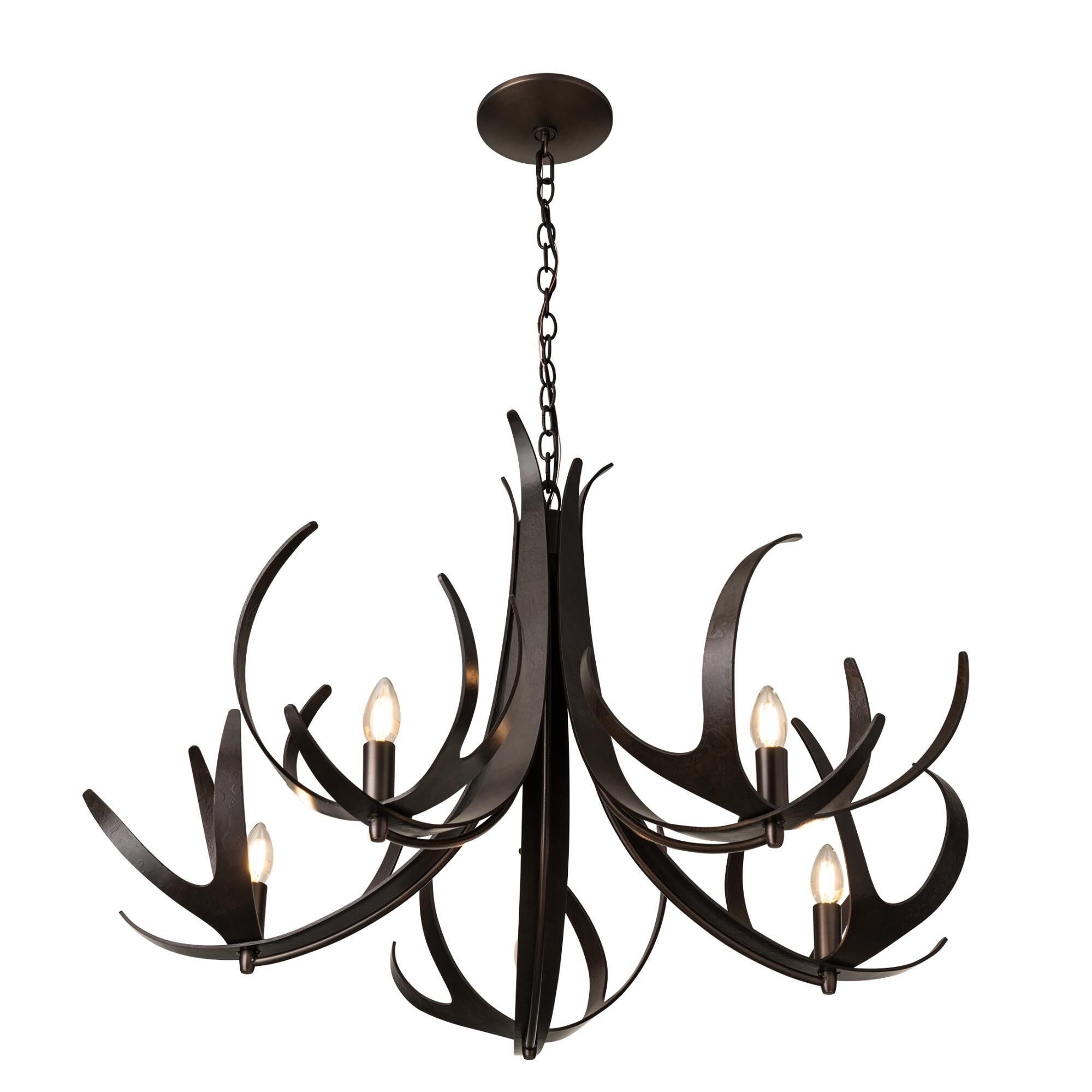 Caribou 41 Inch Chandelier by Hubbardton Forge