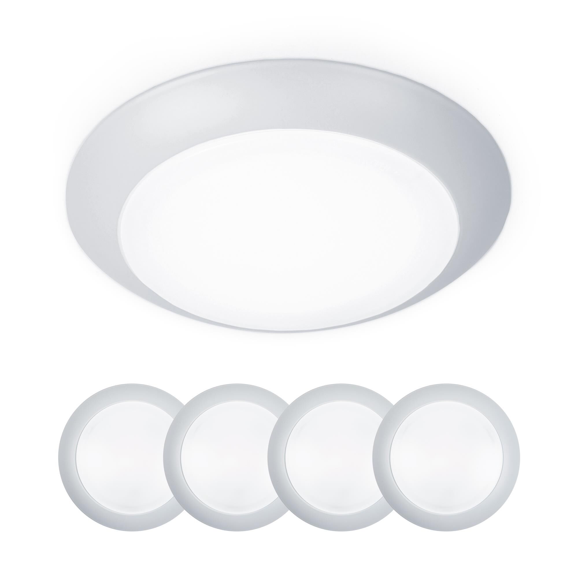 Shown in White finish