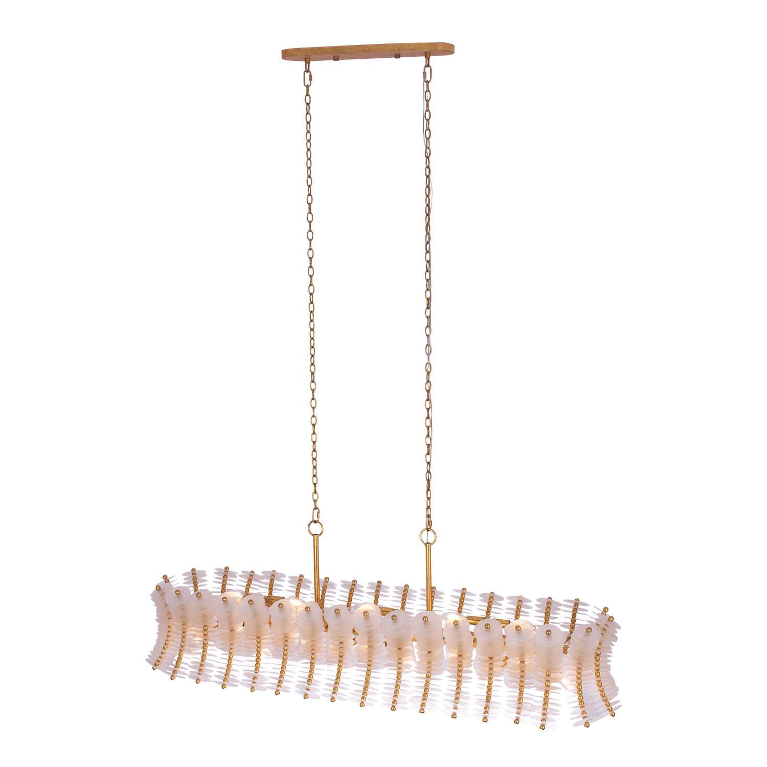 Gossamer 96 Inch Linear Suspension Light by Kalco