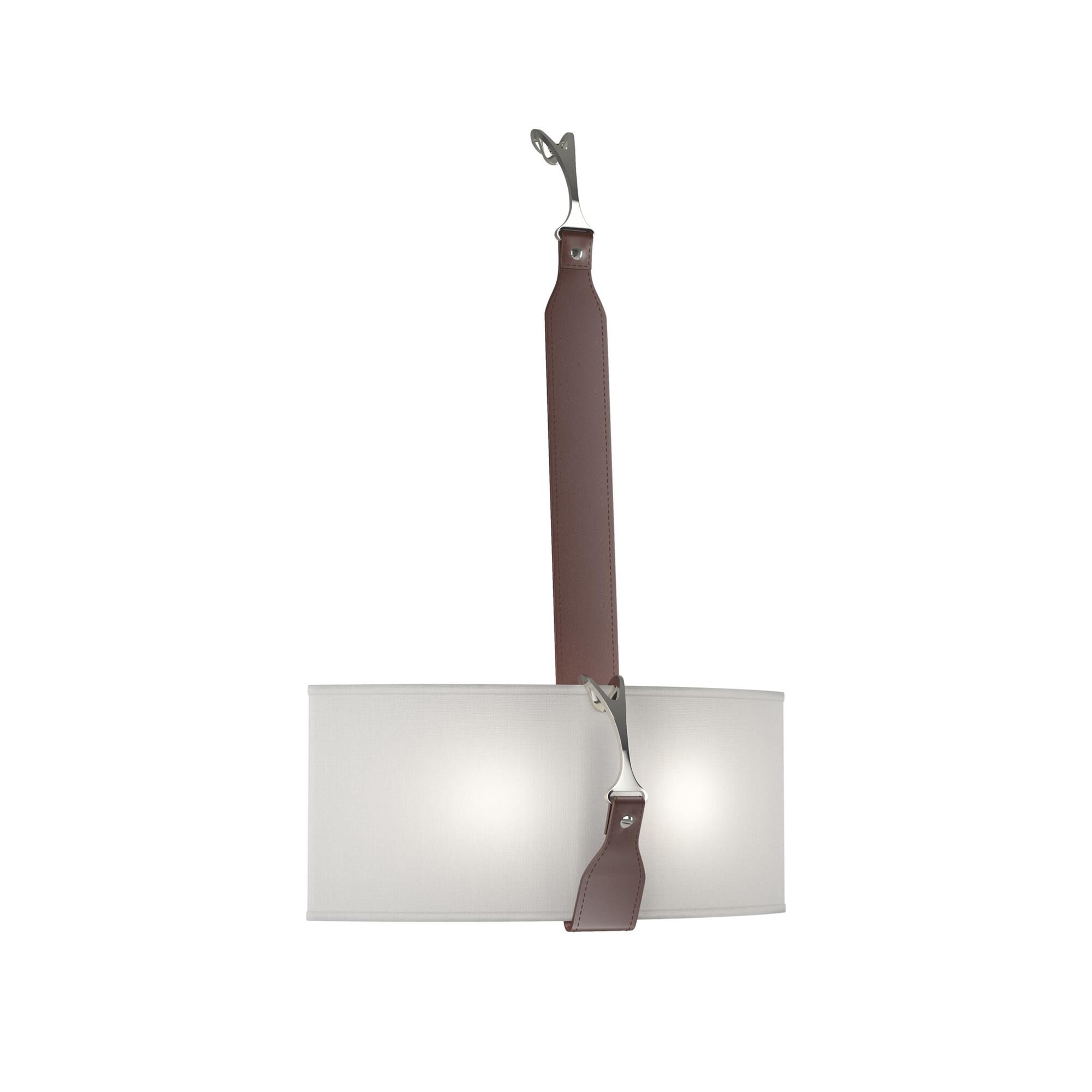 Shown in Black finish and Natural Anna shade and Polished Nickel (24) accent