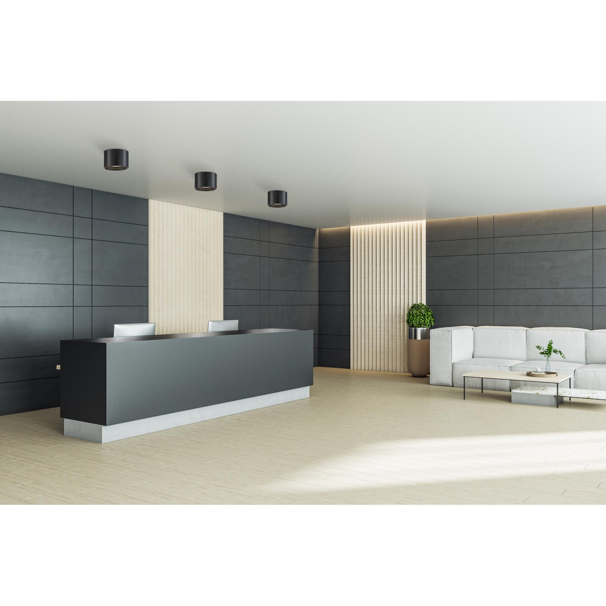 Shown in Black finish