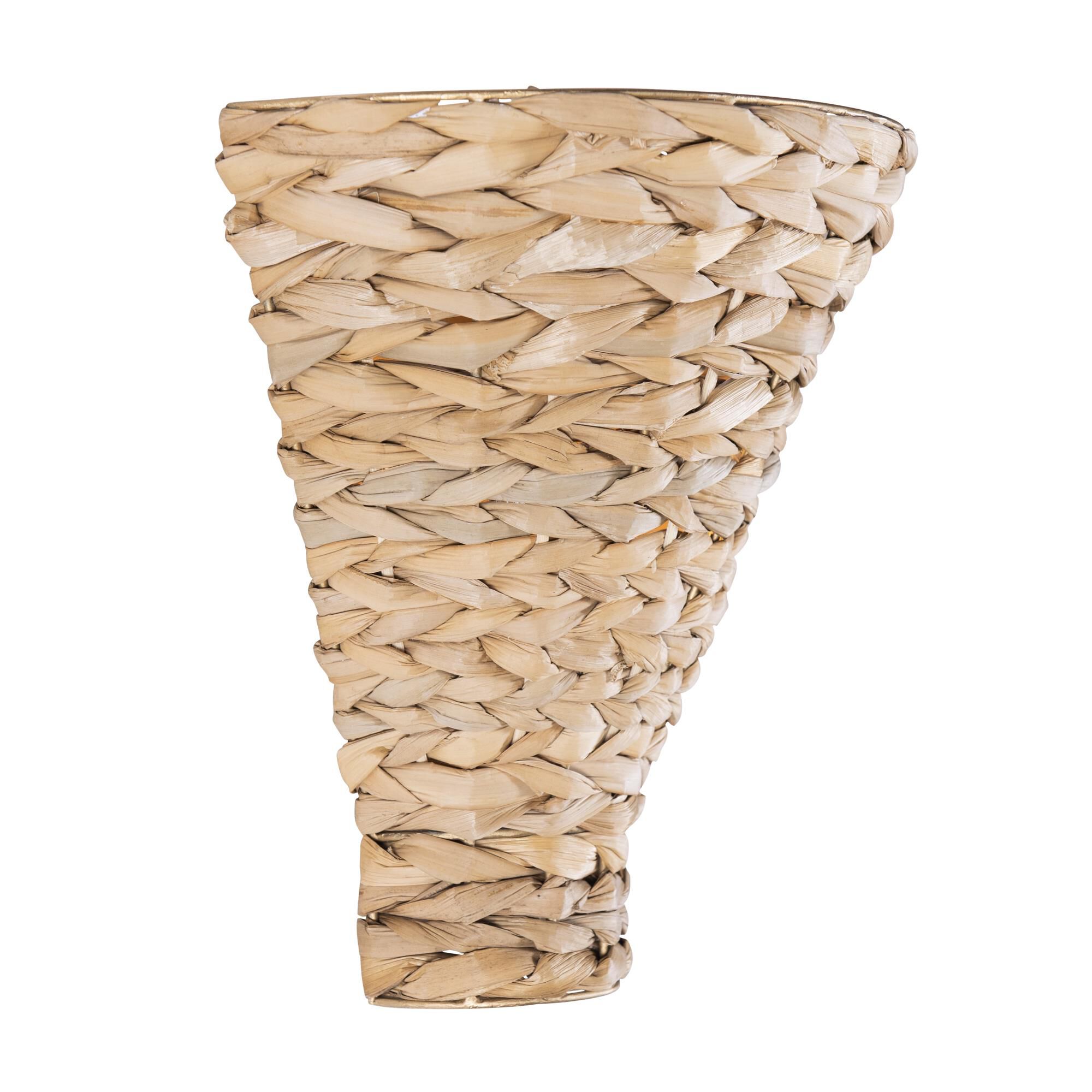 Shown in French Gold/Natural Seagrass finish and Natural Seagrass shade