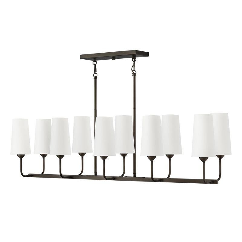 Lewis Medium Linear Chandelier by Hinkley