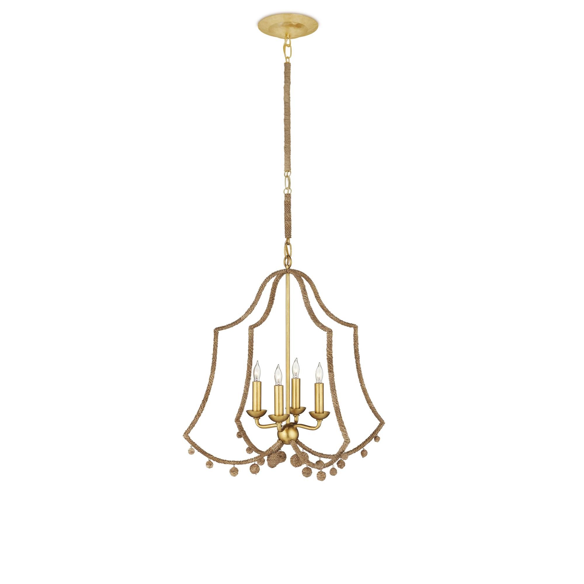 Shown in Natural Rope, Contemporary Gold Leaf finish