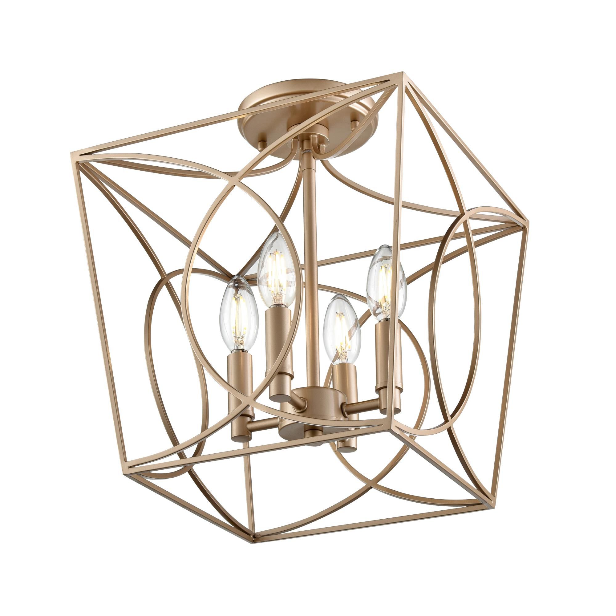 Tracy 12 Inch Semi Flush Mount by Millenium Lighting