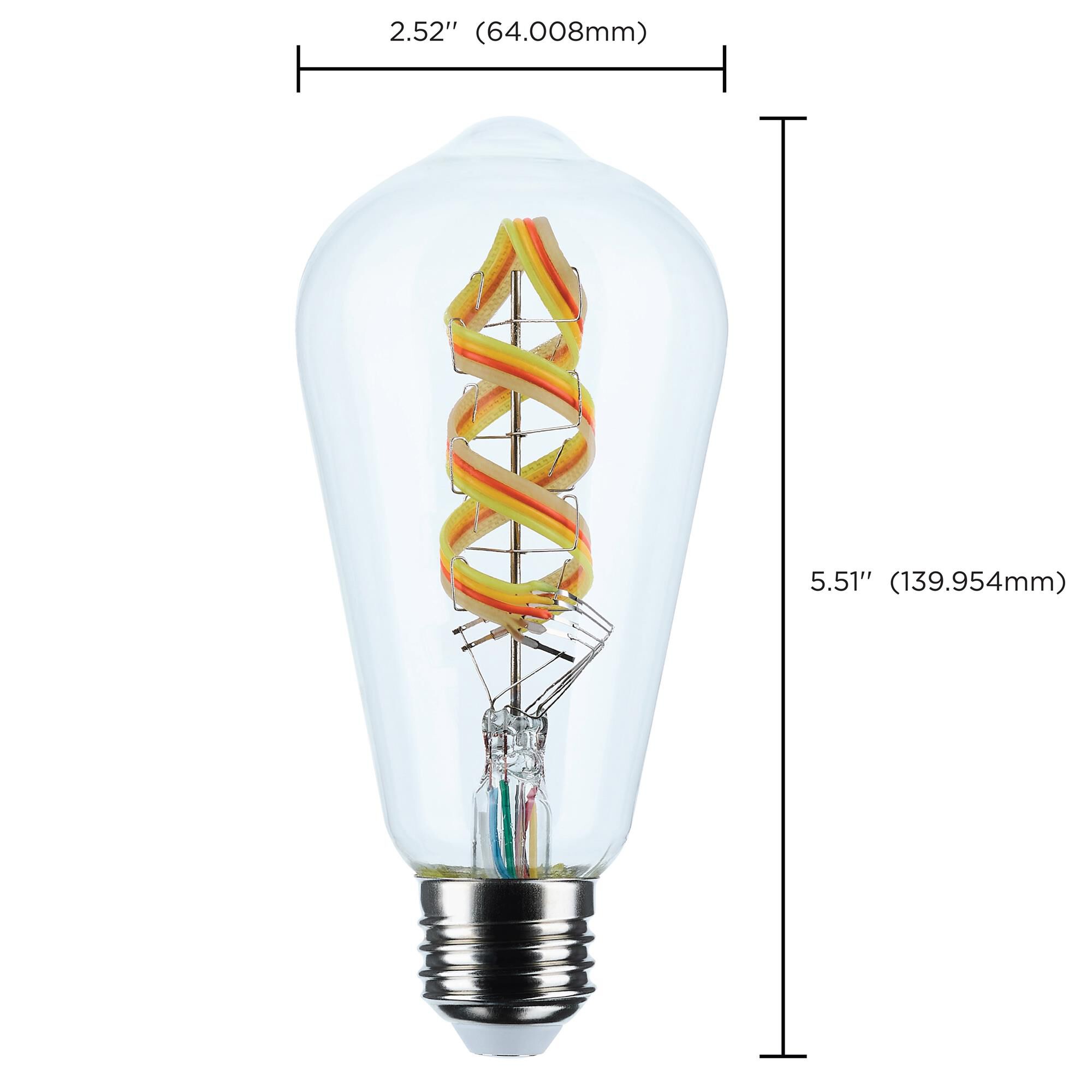 Dimmable 6 Watt 2700K LED Light Bulb,