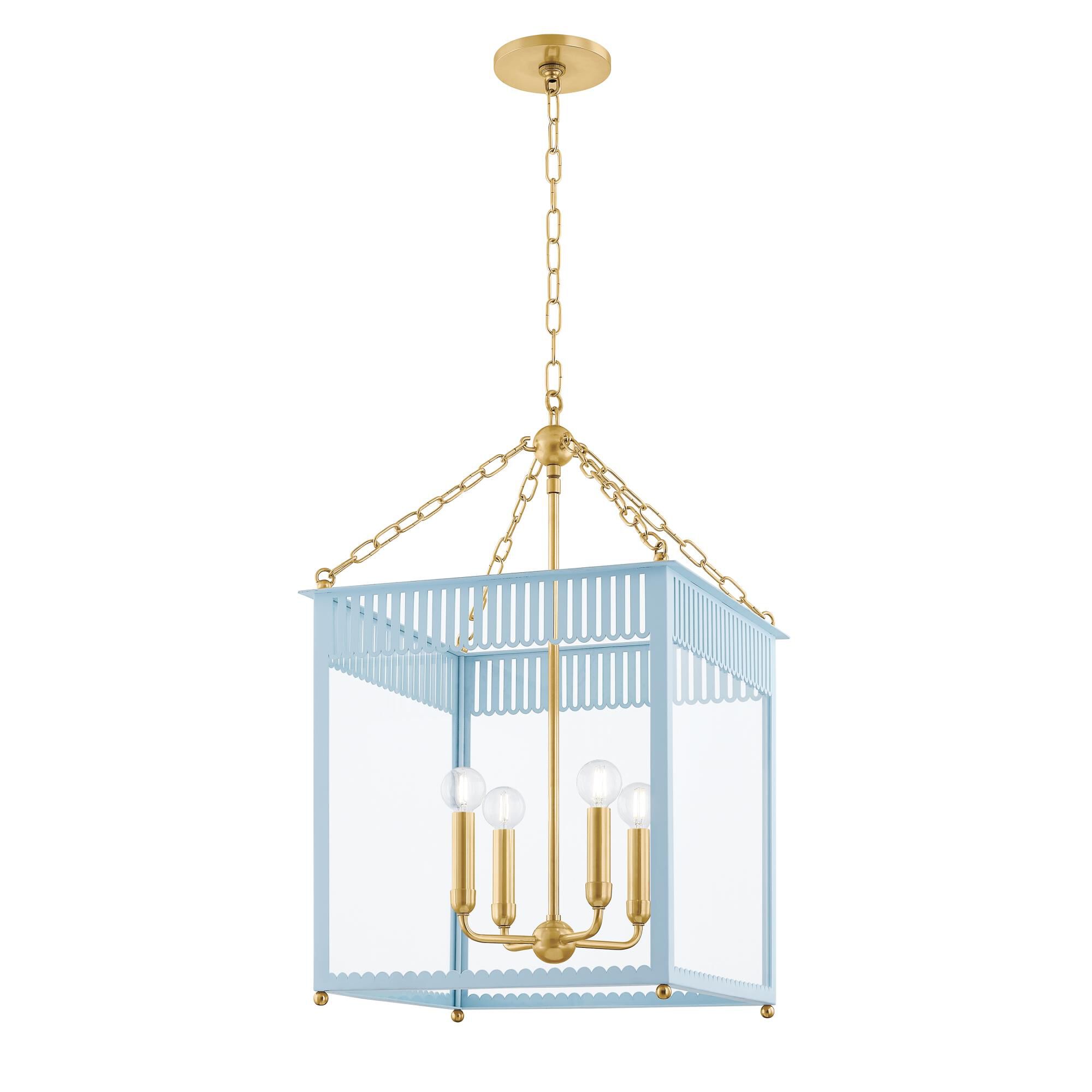 Rosalie 17 Inch Cage Pendant by Mitzi