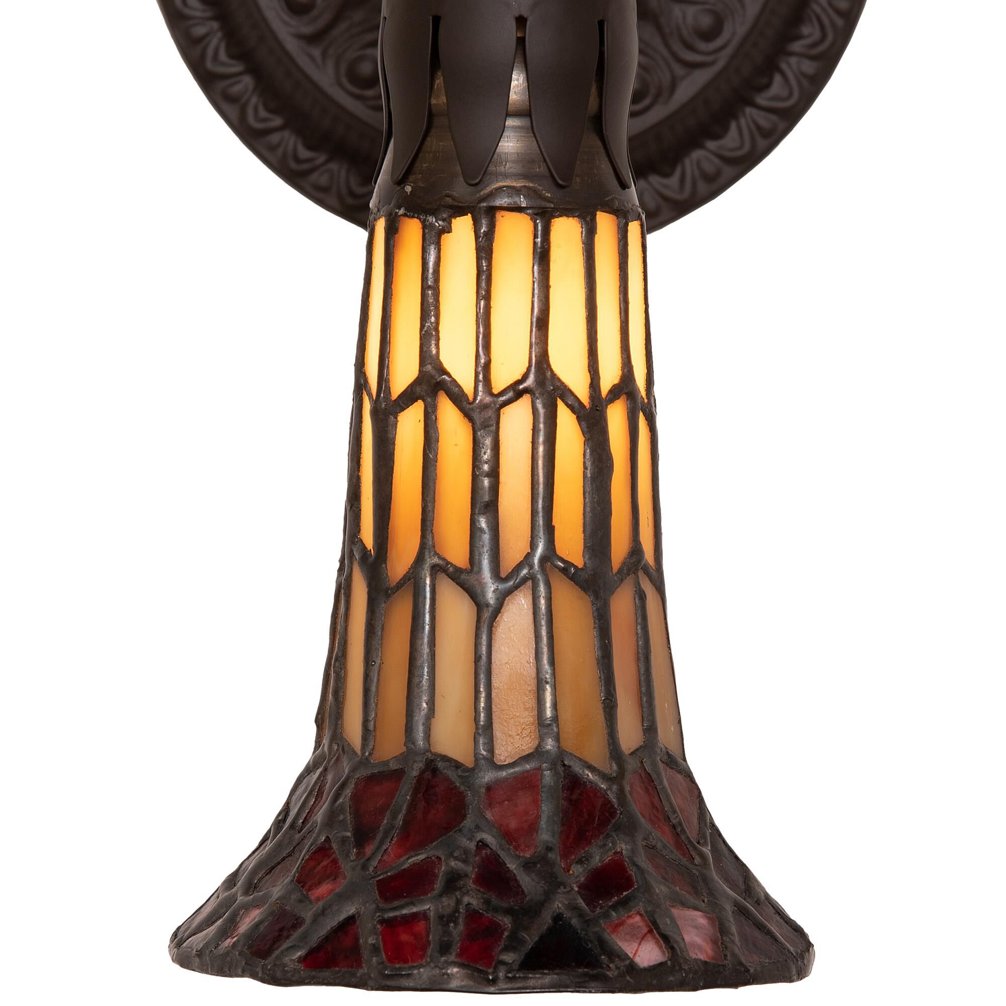 Meyda Lighting Pond Lily 10 Inch Tall Outdoor Wall Light