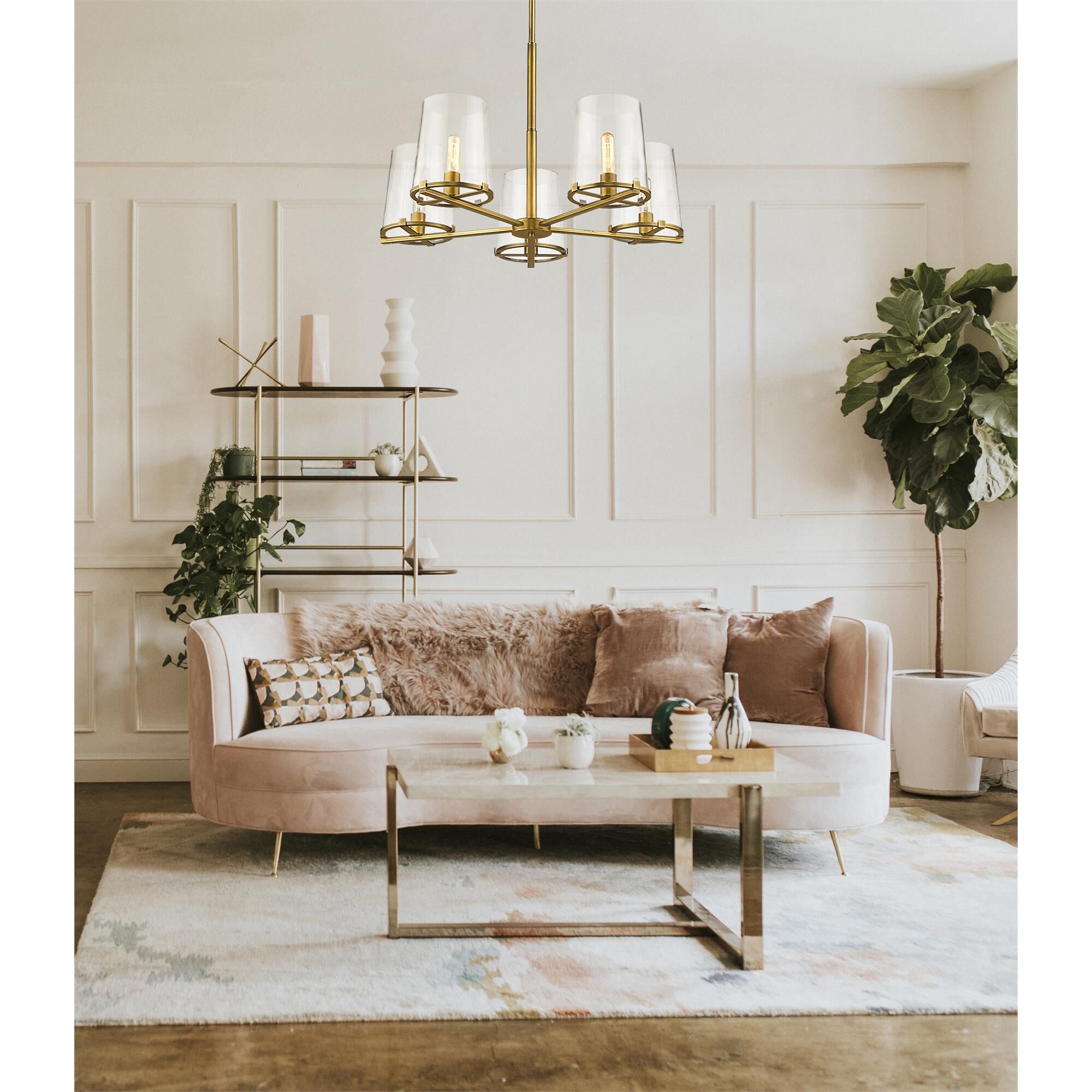 Callista 33 Inch 5 Light Chandelier by Z-Lite