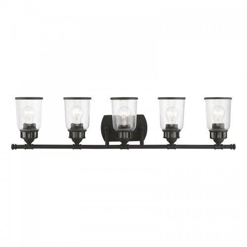 Lawrenceville 35 Inch 5 Light Bath Vanity Light by Livex Lighting